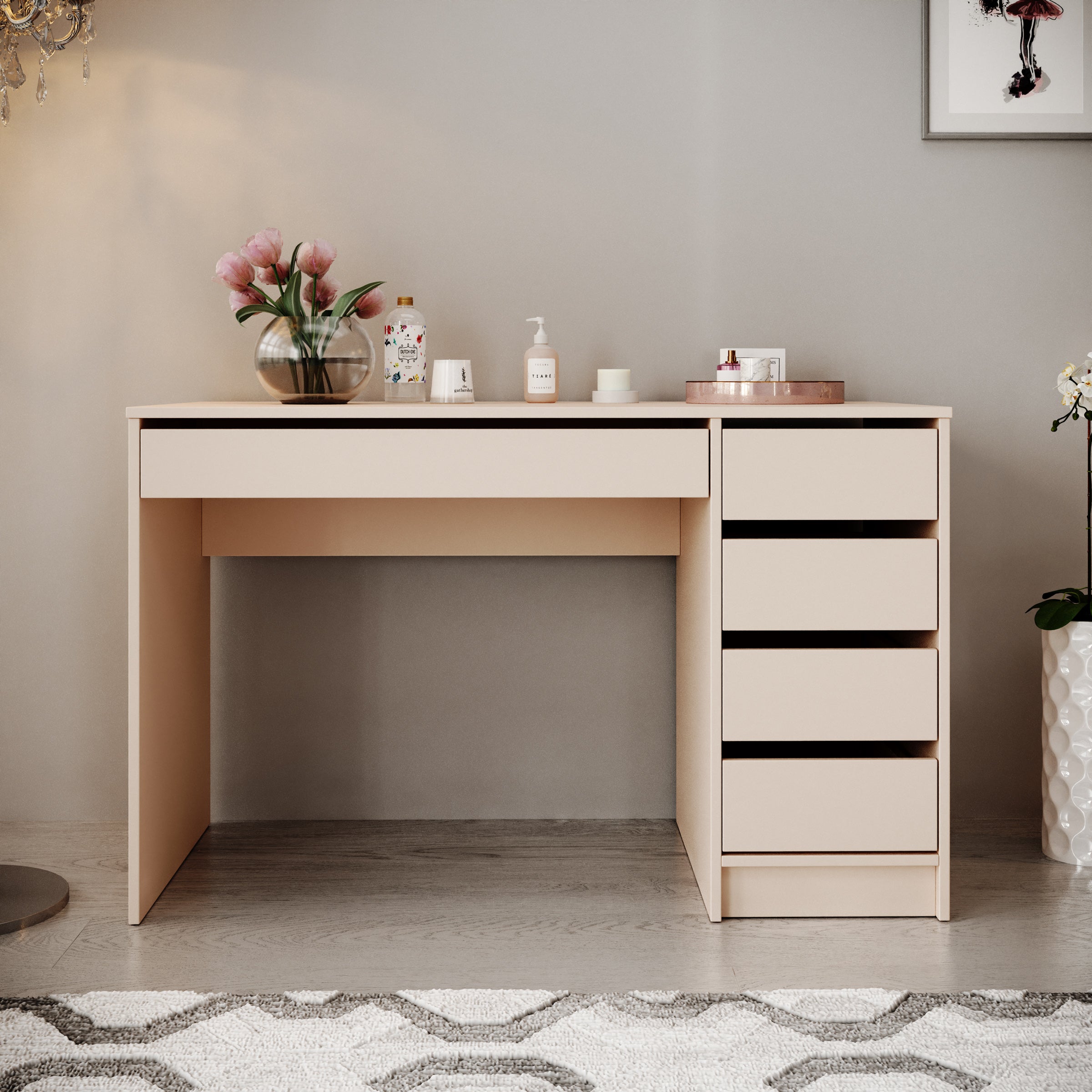 Arco - Kaptafel - Beige - 120x55 cm