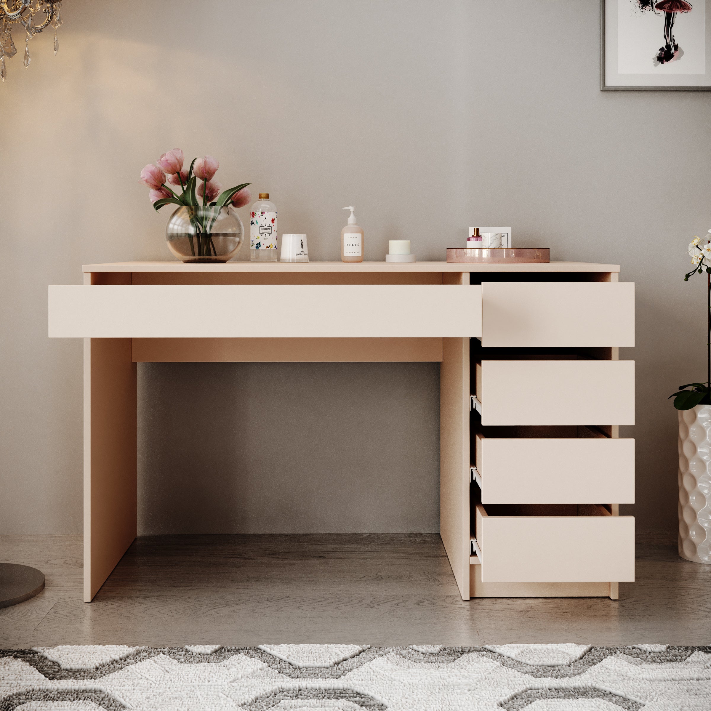 Arco - Kaptafel - Beige - 120x55 cm