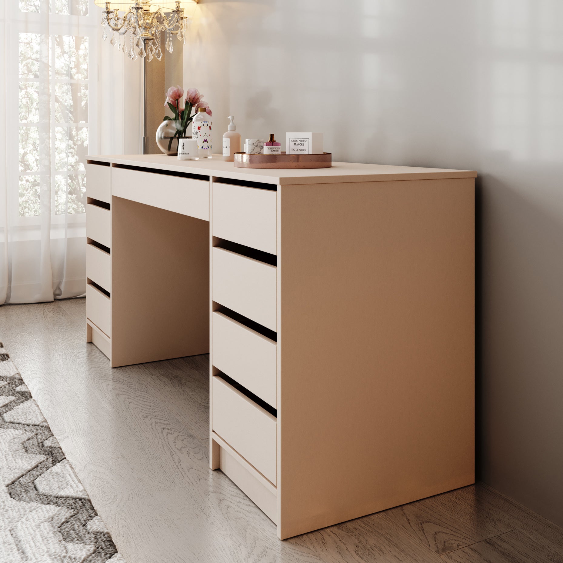 Arco 2 - Kaptafel - Beige - 154x55 cm