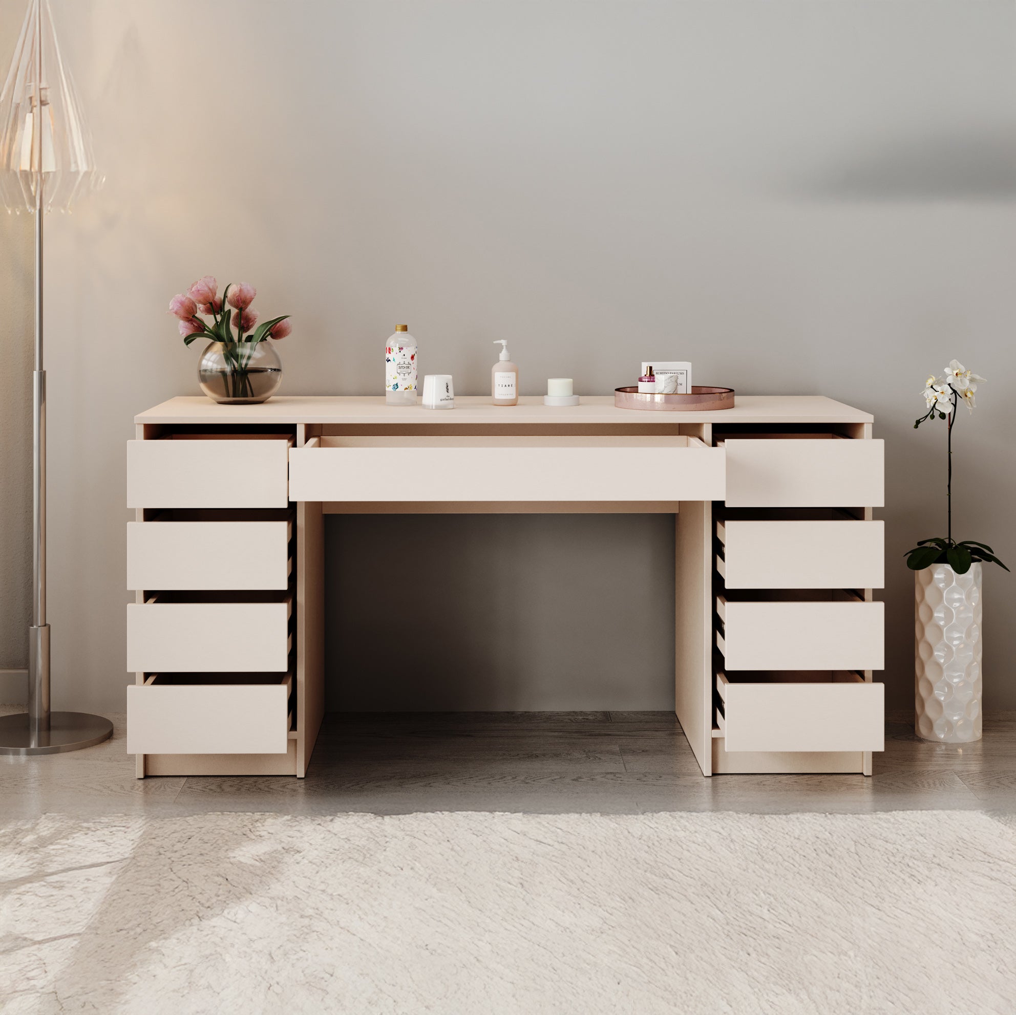 Arco 2 - Kaptafel - Beige - 154x55 cm