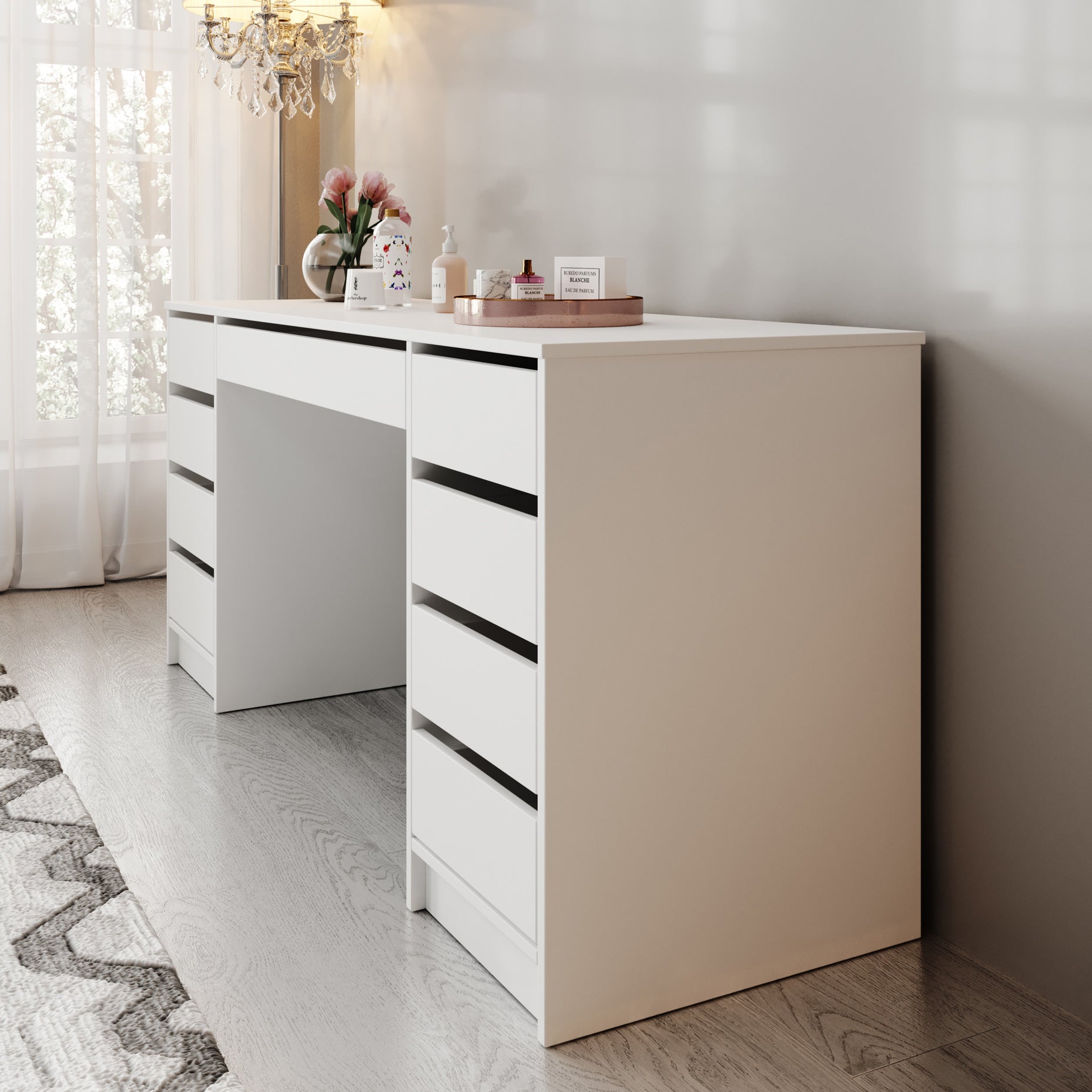 Arco 2 - Kaptafel - Wit - 154x55 cm