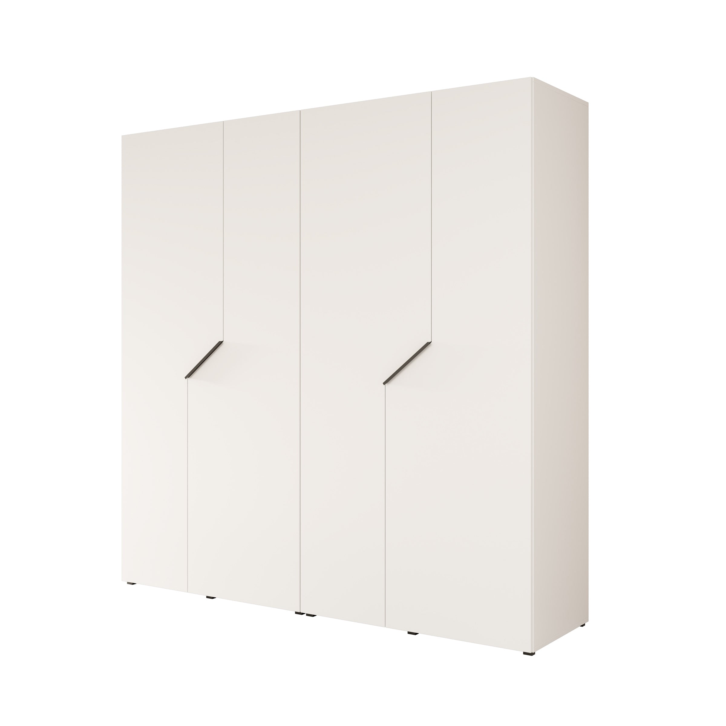Arena - Kledingkast 4-deurs - Wit - 200x50x202 cm