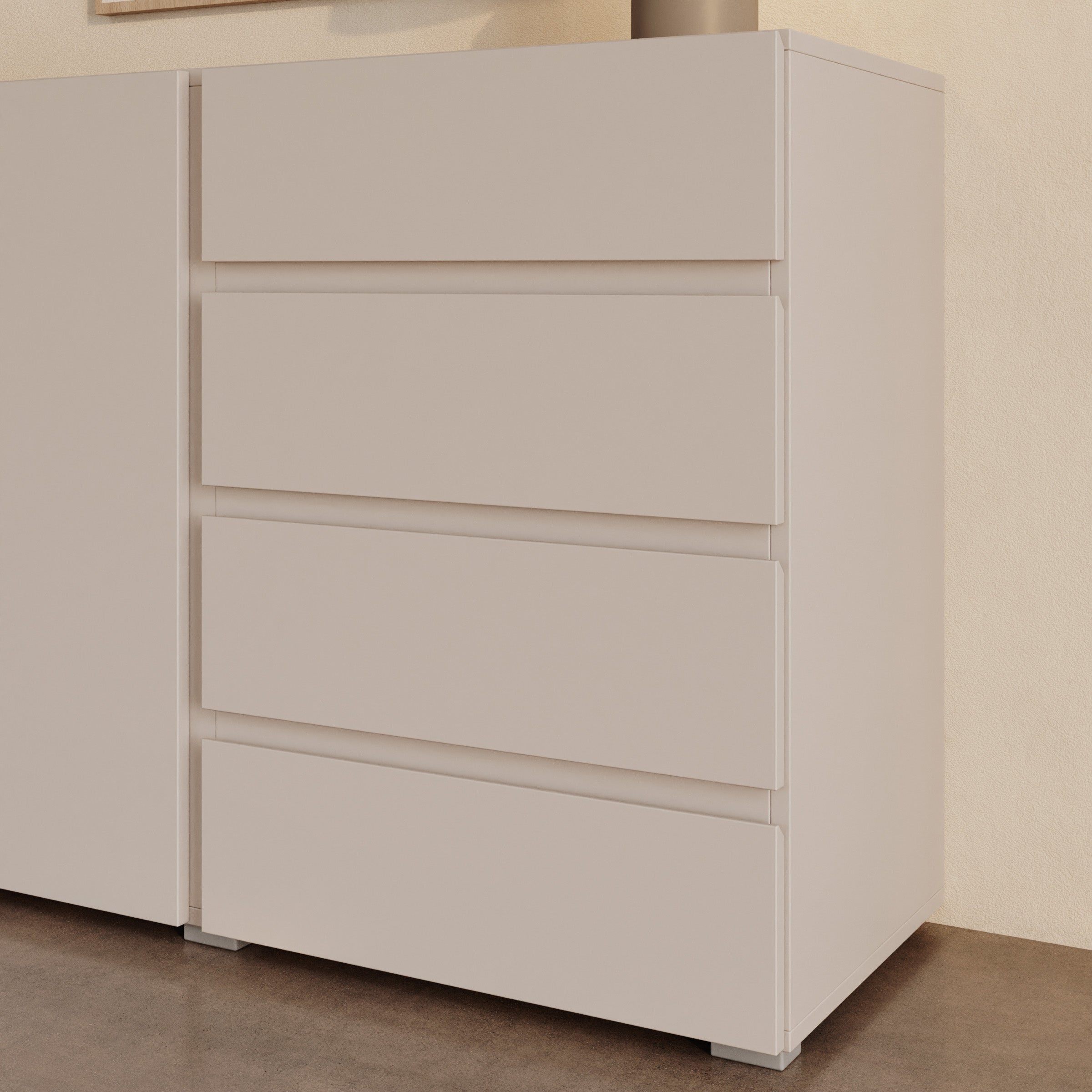 Aroji - Dressoir - Beige - 138x40x78 cm