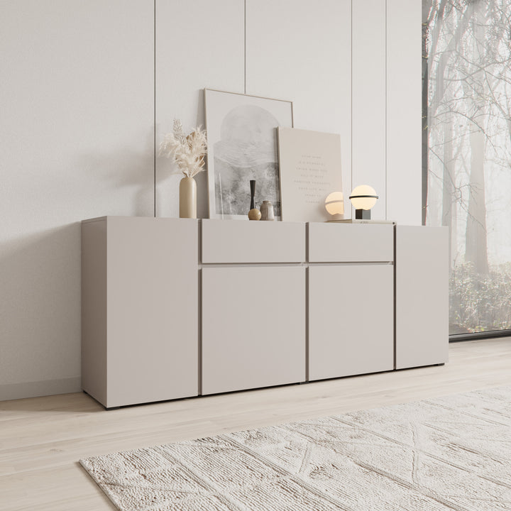 Aroji - Dressoir - Beige - 195x40x78 cm