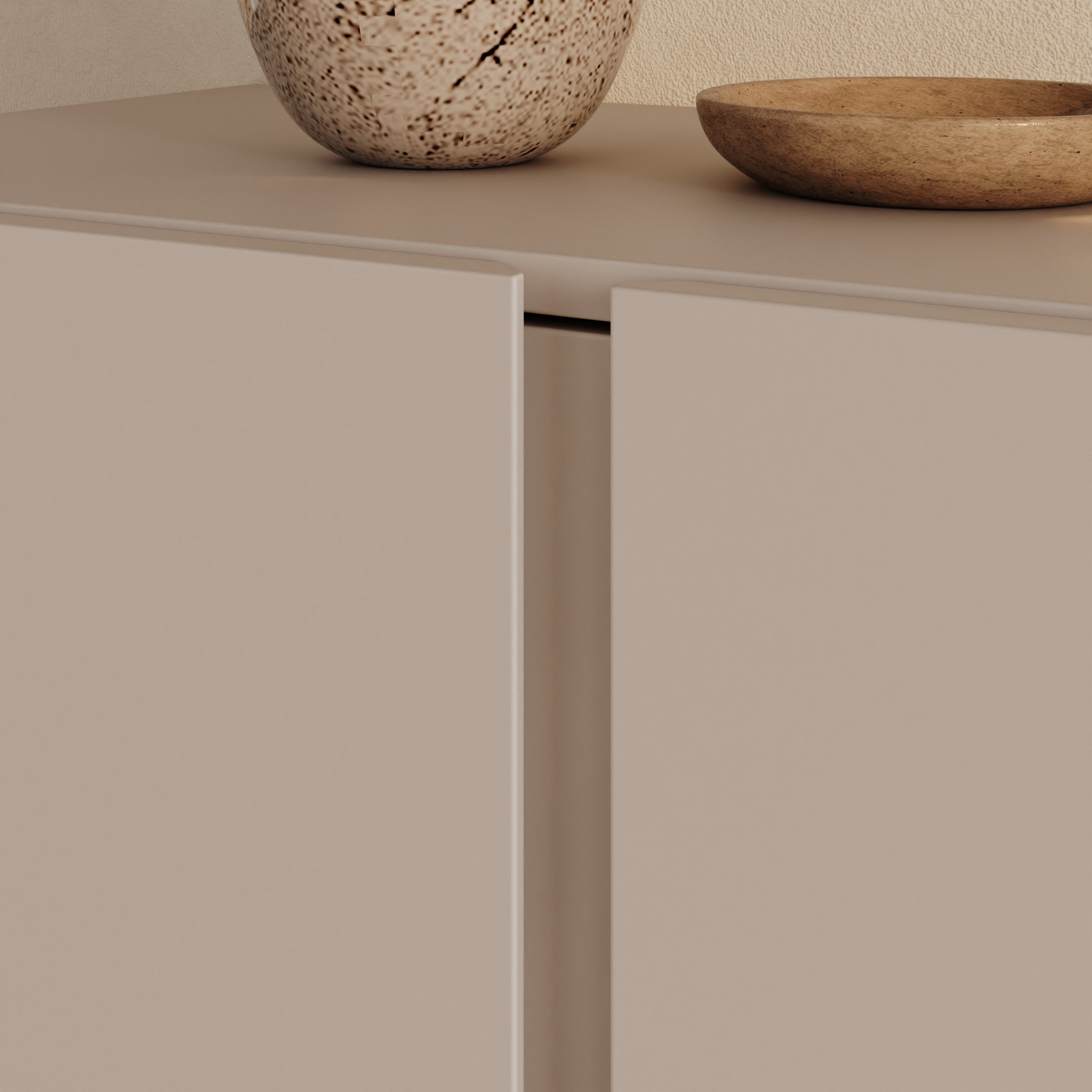 Aroji - Dressoir - Beige - 222x40x78 cm