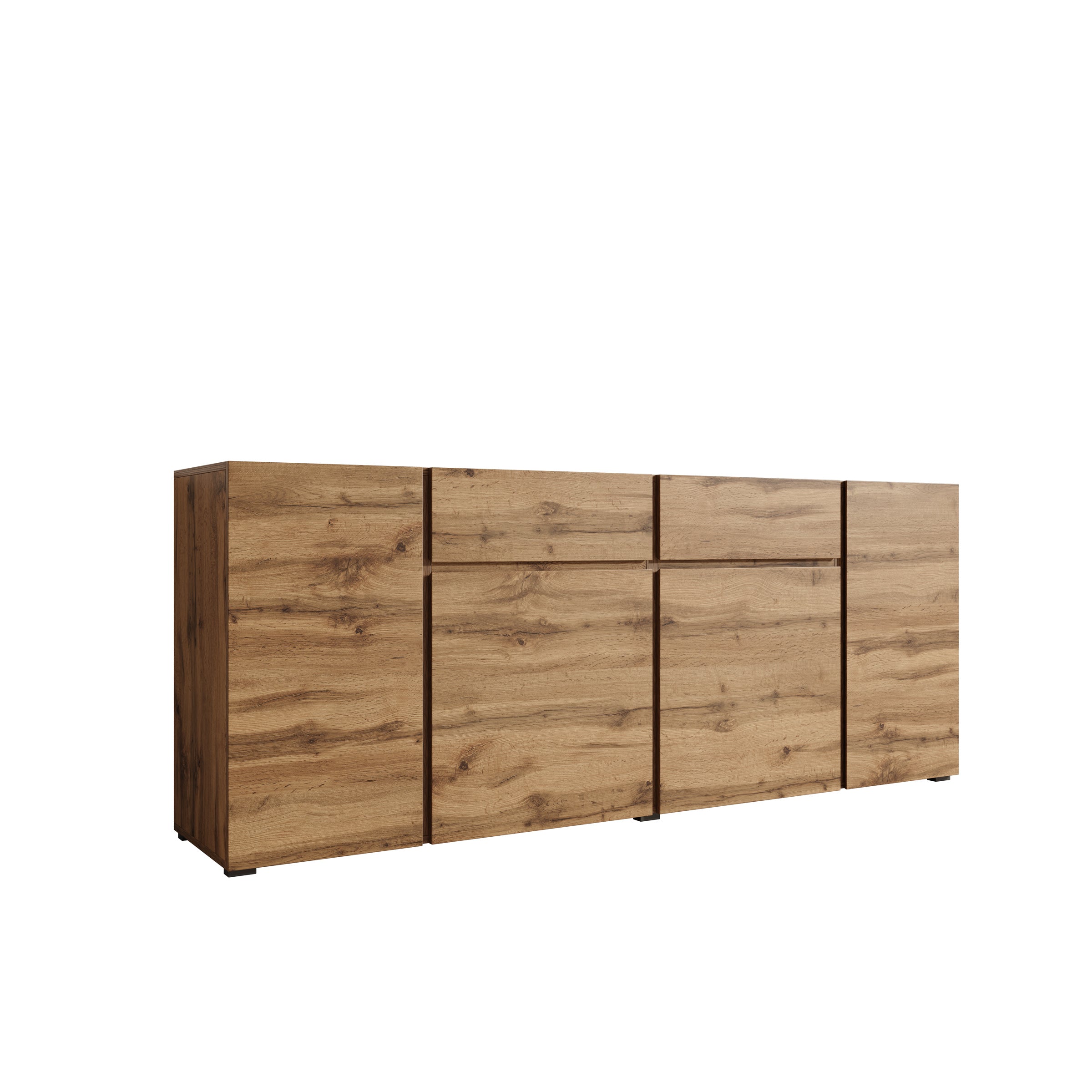 Aroji - Dressoir - Eikenpatroon - 195x40x78 cm