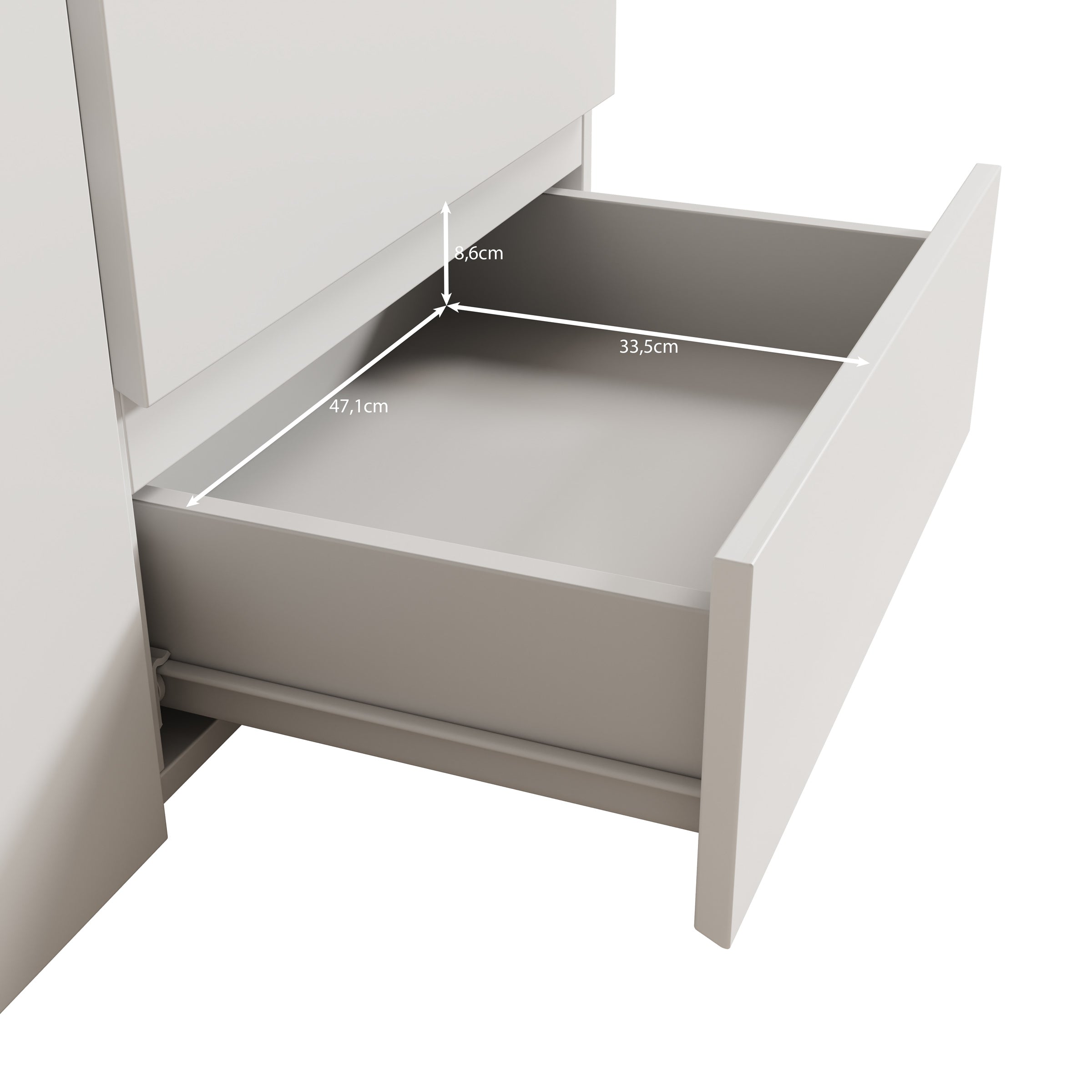 Aroji - Dressoir - Wit - 138x40x78 cm