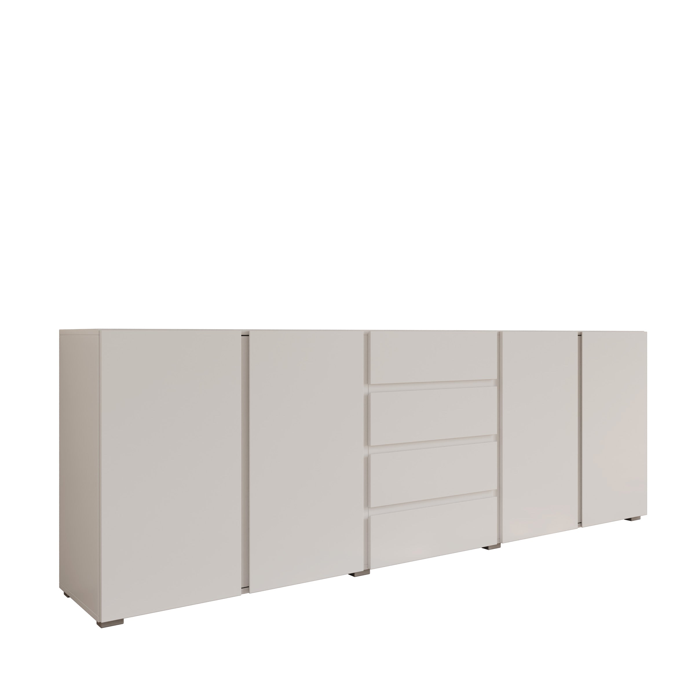 Aroji - Dressoir - Wit - 222x40x78 cm
