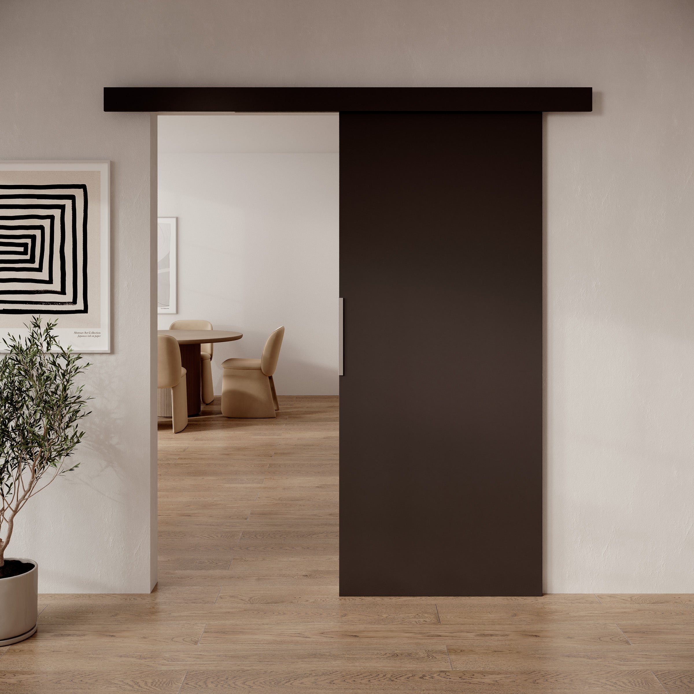Ascension - Schuifdeur - Zwart - 86x205 cm