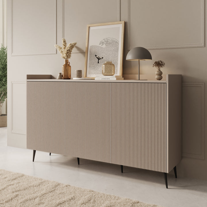 Asty - Dressoir - Beige - 150x41x92 cm