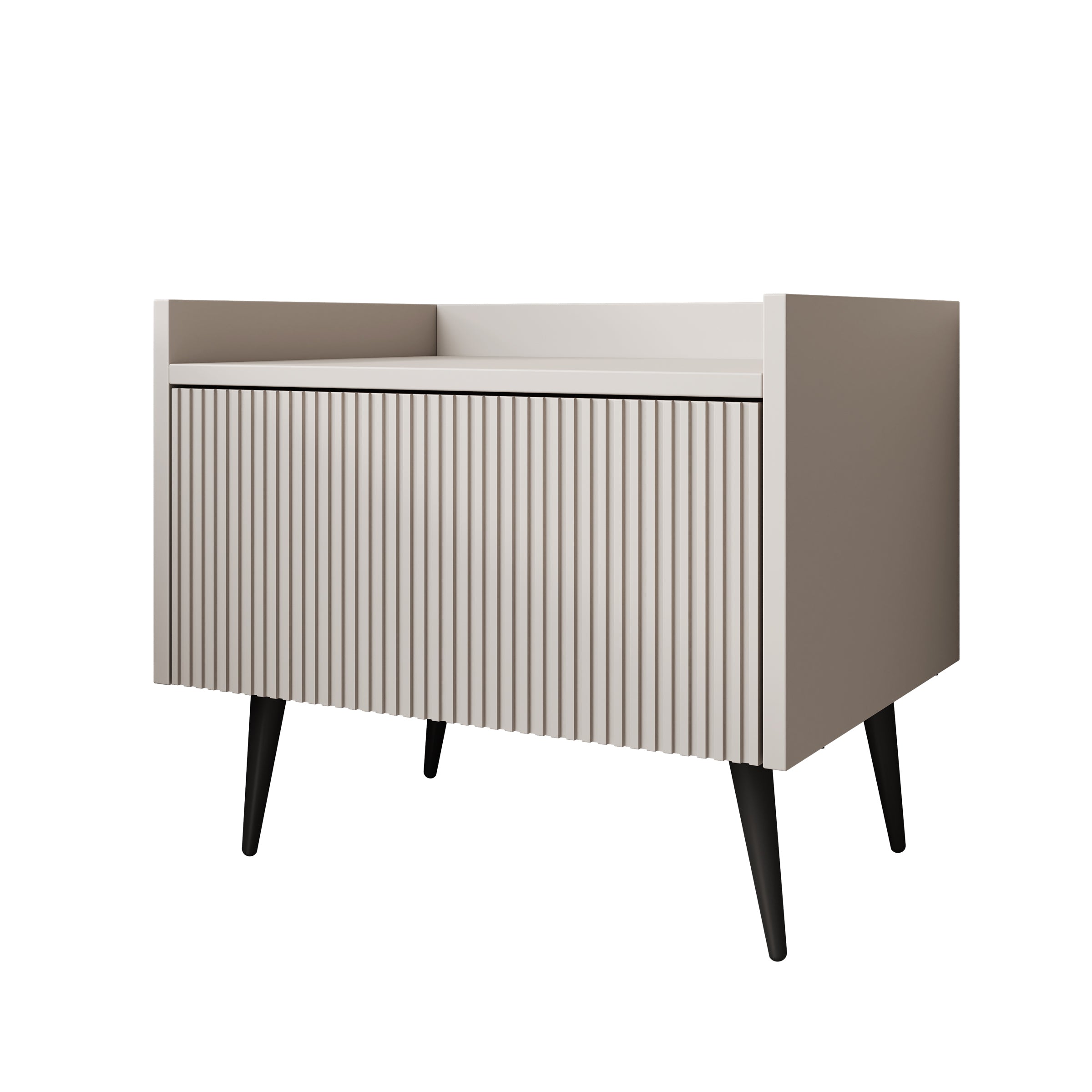 Asty - Nachtkastje - Beige - 52x41x45 cm