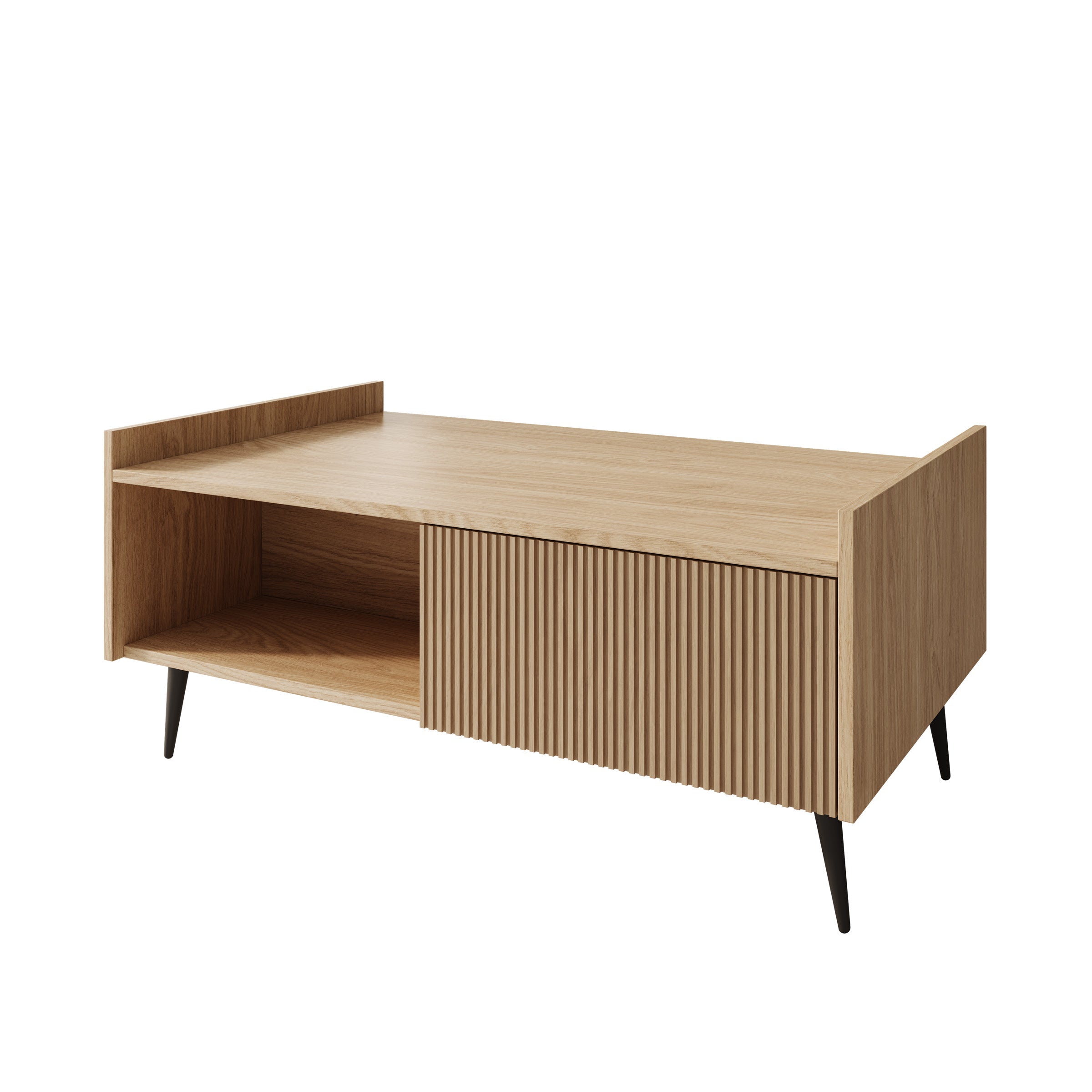 Asty - Salontafel - Licht eikenpatroon - 100x60x45 cm