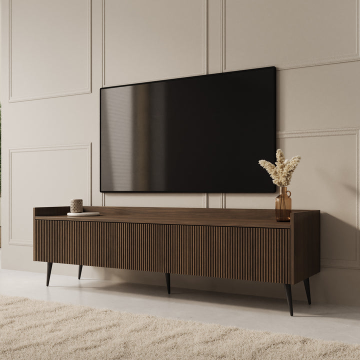 Asty - TV-Meubel - Donker eiken - 150x40x45 cm