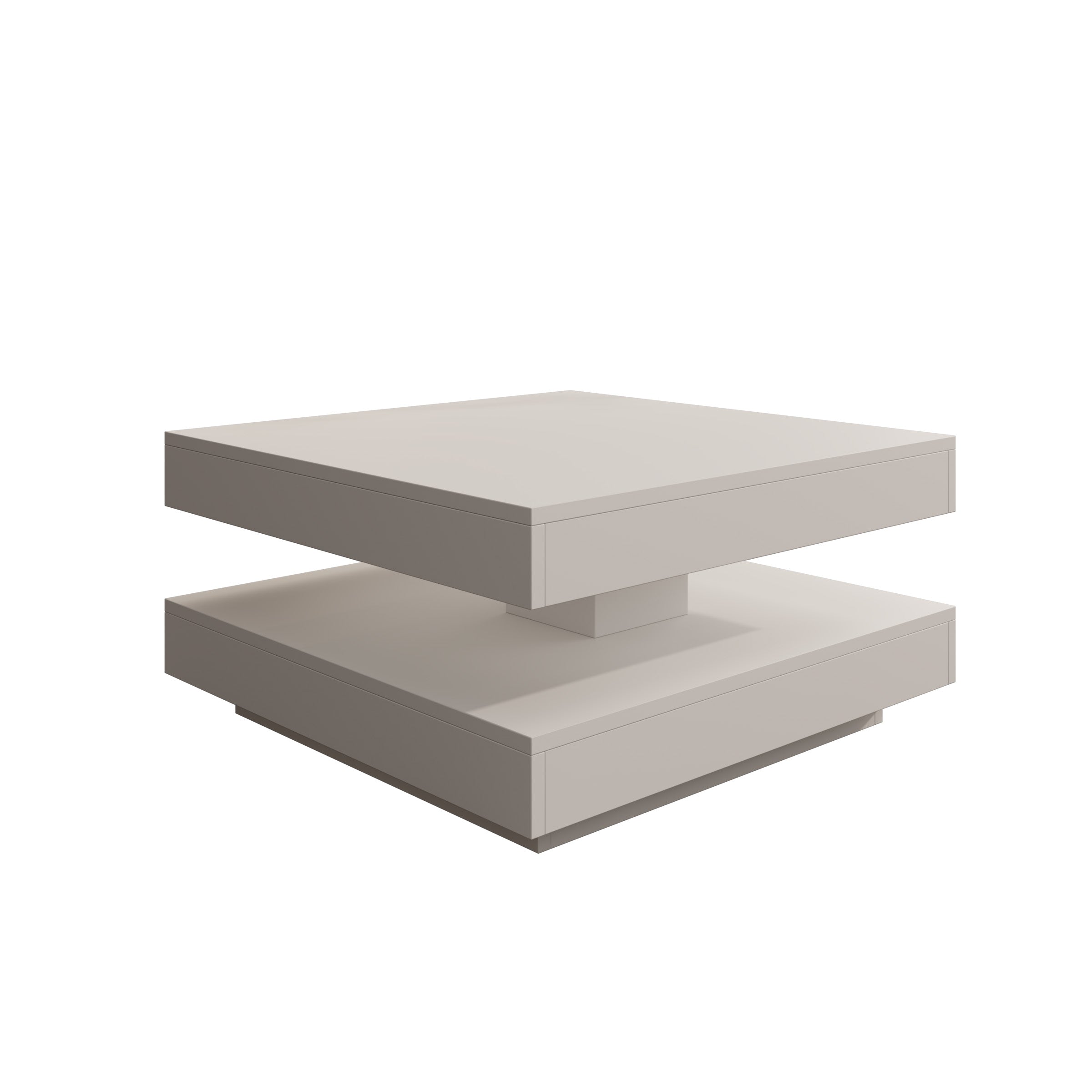 Atwood - Salontafel - Wit - 67x67x35 cm