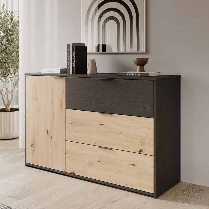 Augustus - Dressoir - Eiken - 125x40x80 cm
