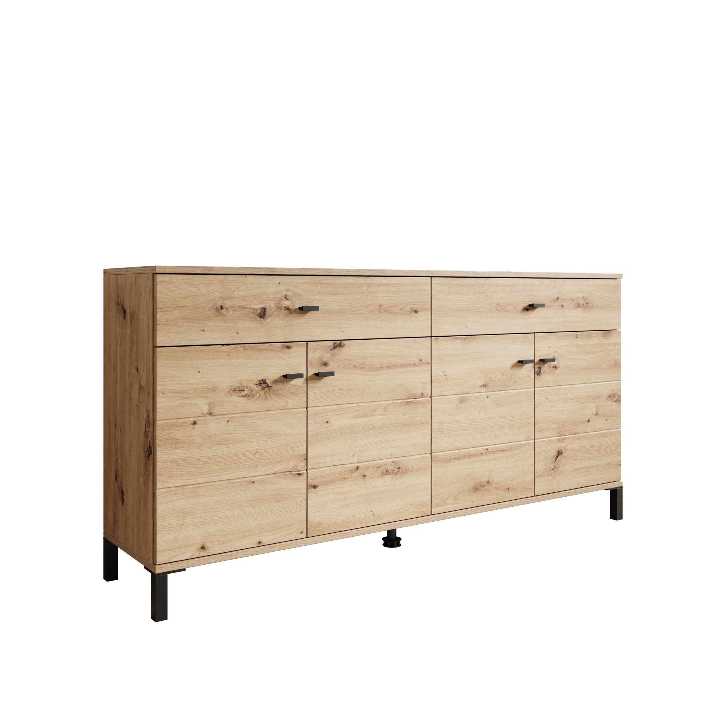 Avellio - Dressoir - Eikenpatroon - 154x35x78 cm