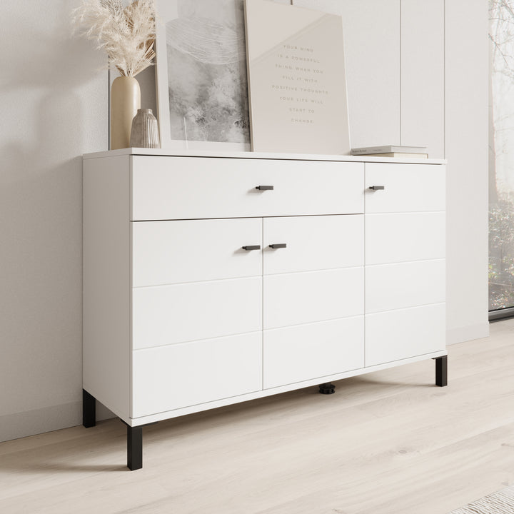 Avellio - Dressoir - Wit - 116x35x78 cm