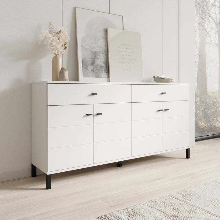 Avellio - Dressoir - Wit - 154x35x78 cm