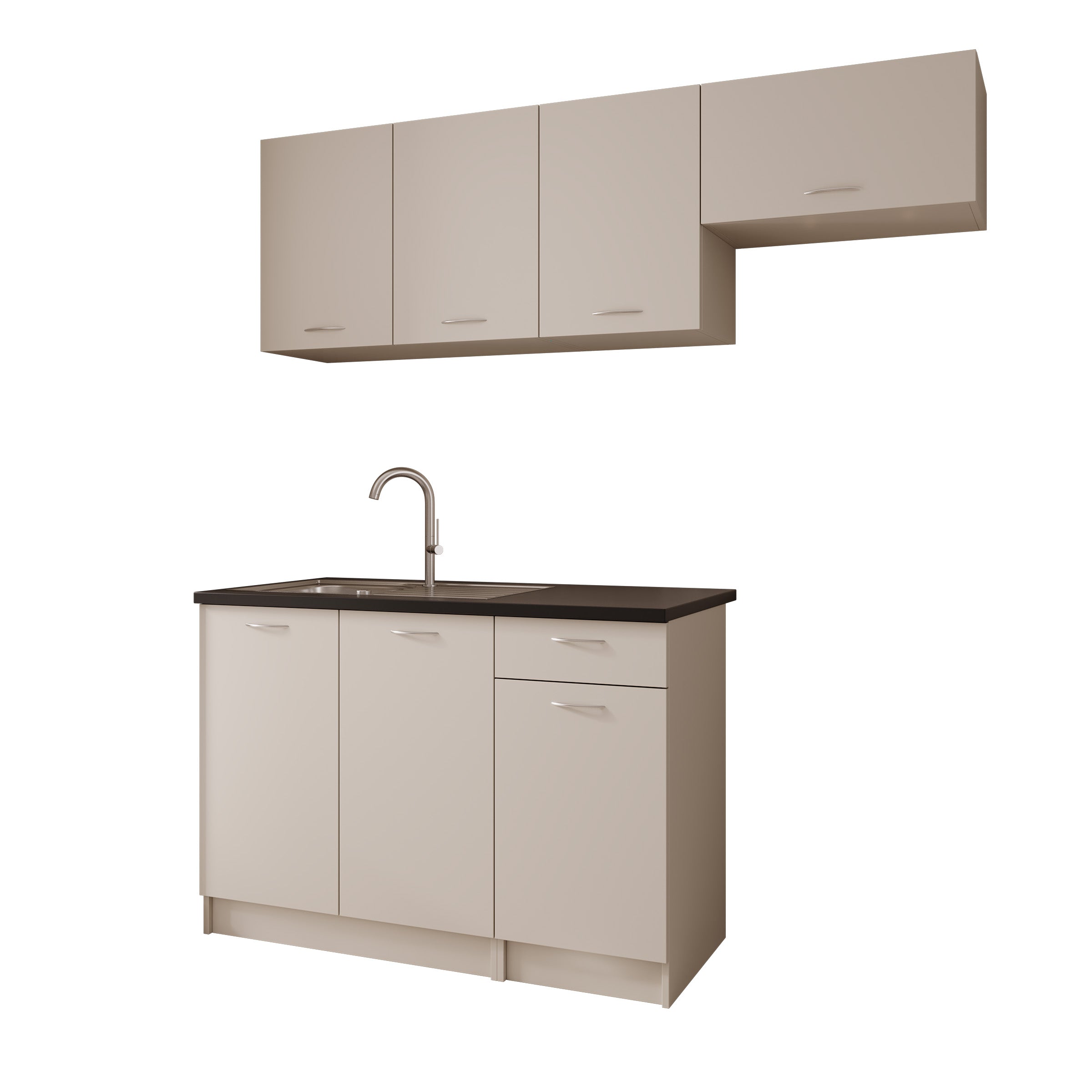 Avenor - Keuken - Beige - 180x60x85 cm