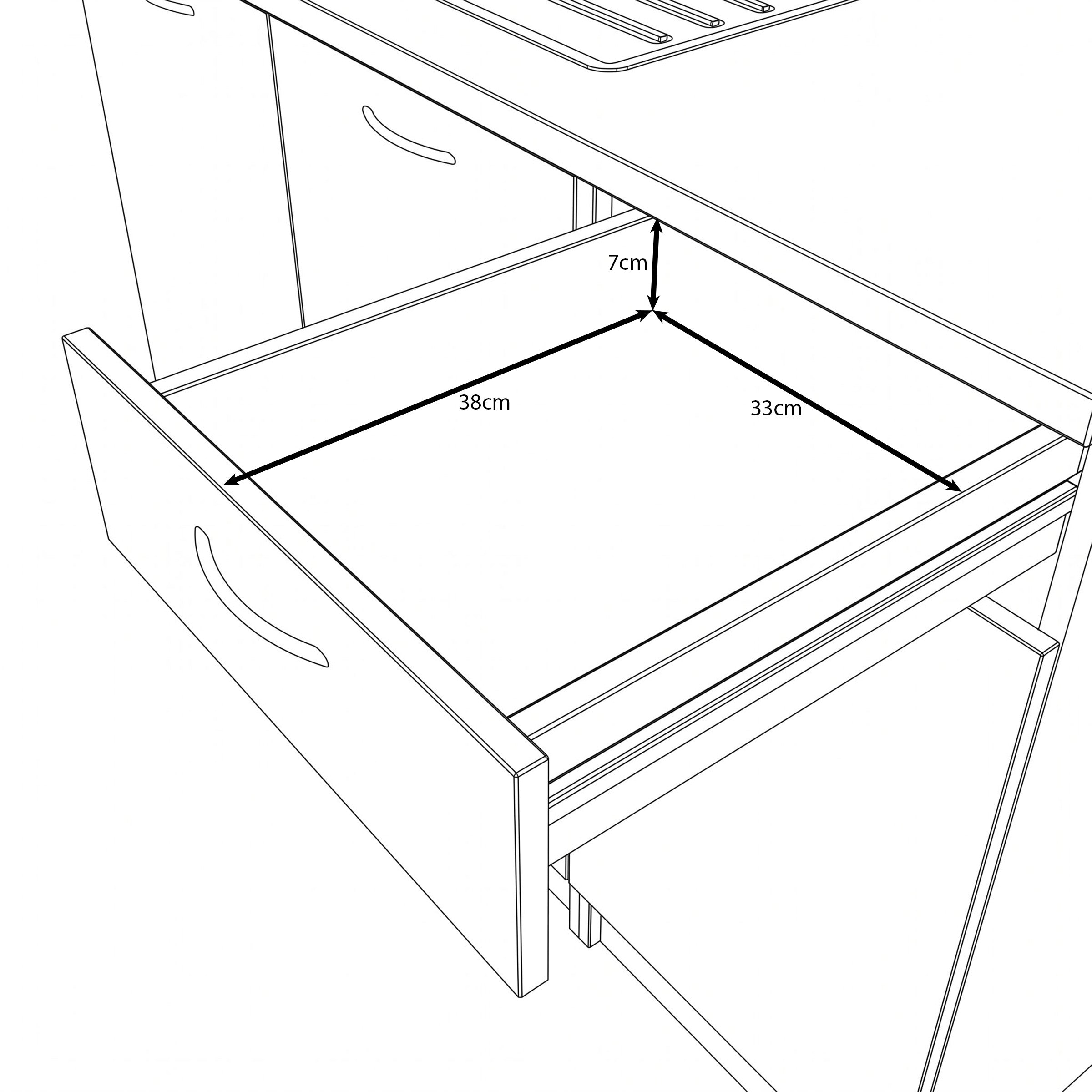 Avenor - Keuken - Beige - 180x60x85 cm