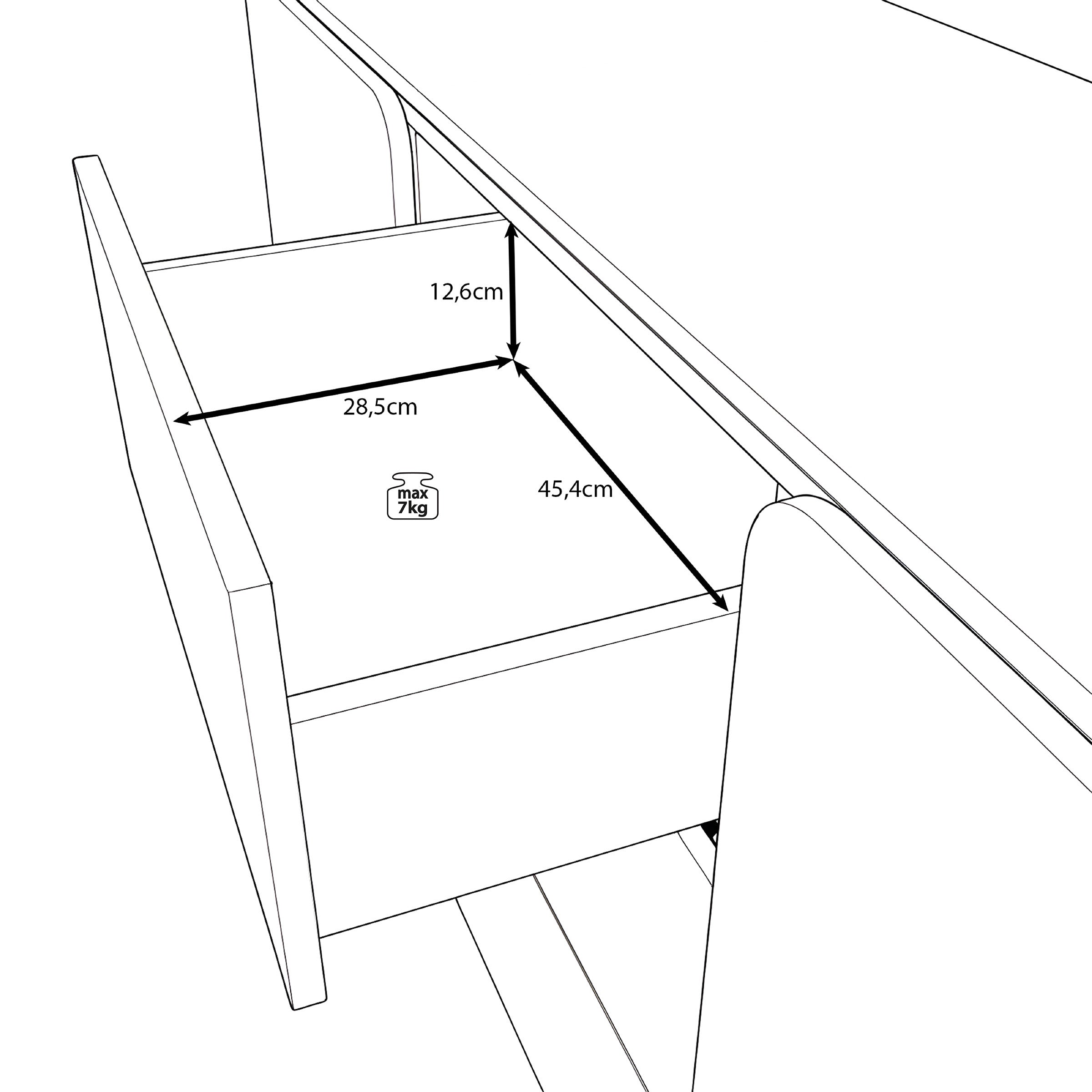 Avero - Dressoir - Beige - 163x40x94 cm