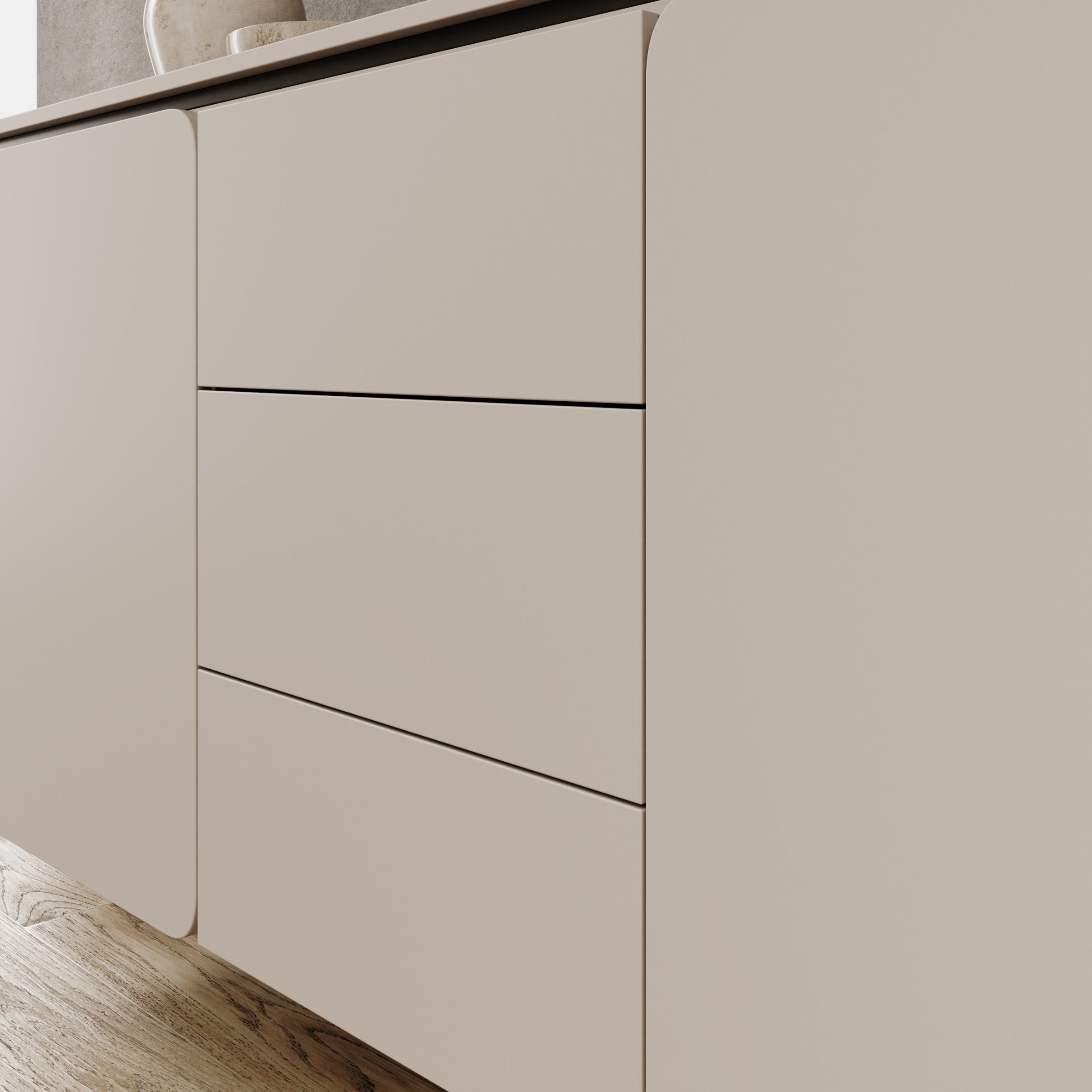 Avero - Dressoir - Beige - 163x40x94 cm