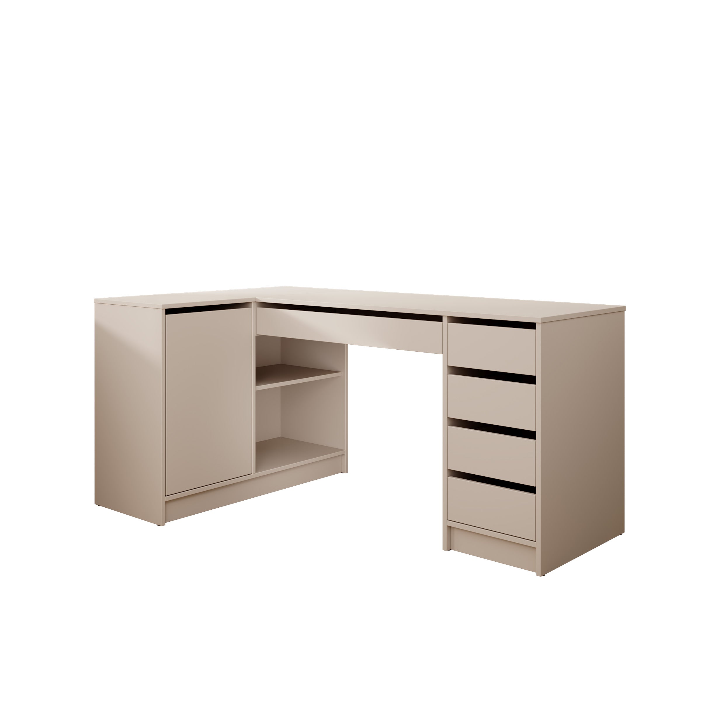 Avio 3 - Bureau - Beige - 158x98x76 cm