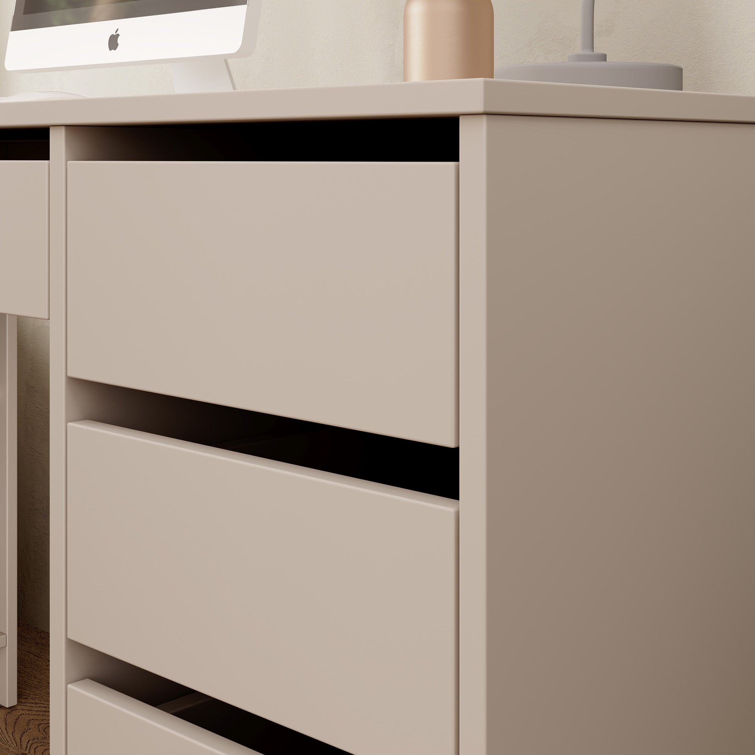 Avio 3 - Bureau - Beige - 158x98x76 cm
