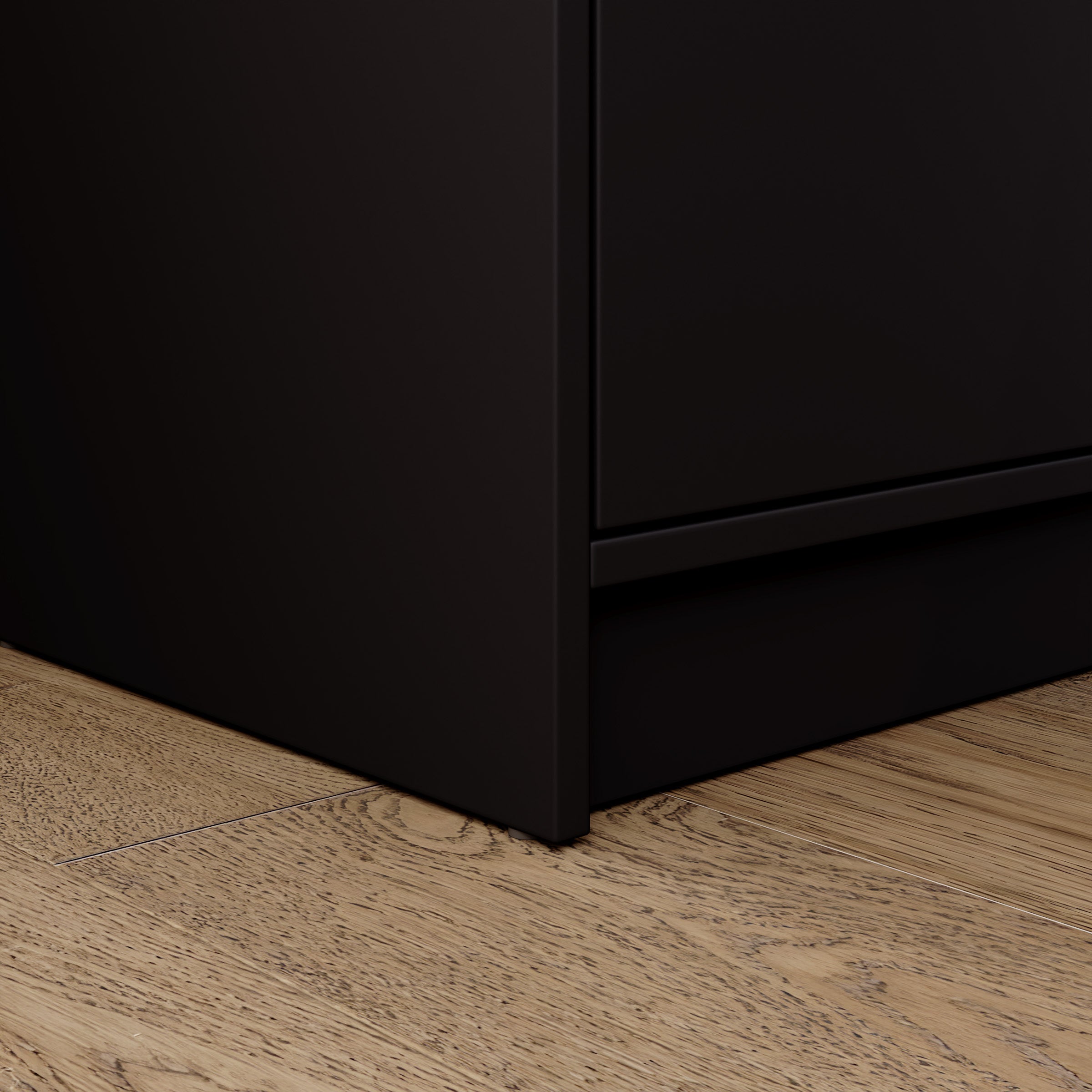 Avio 3 - Bureau - Zwart - 158x98x76 cm