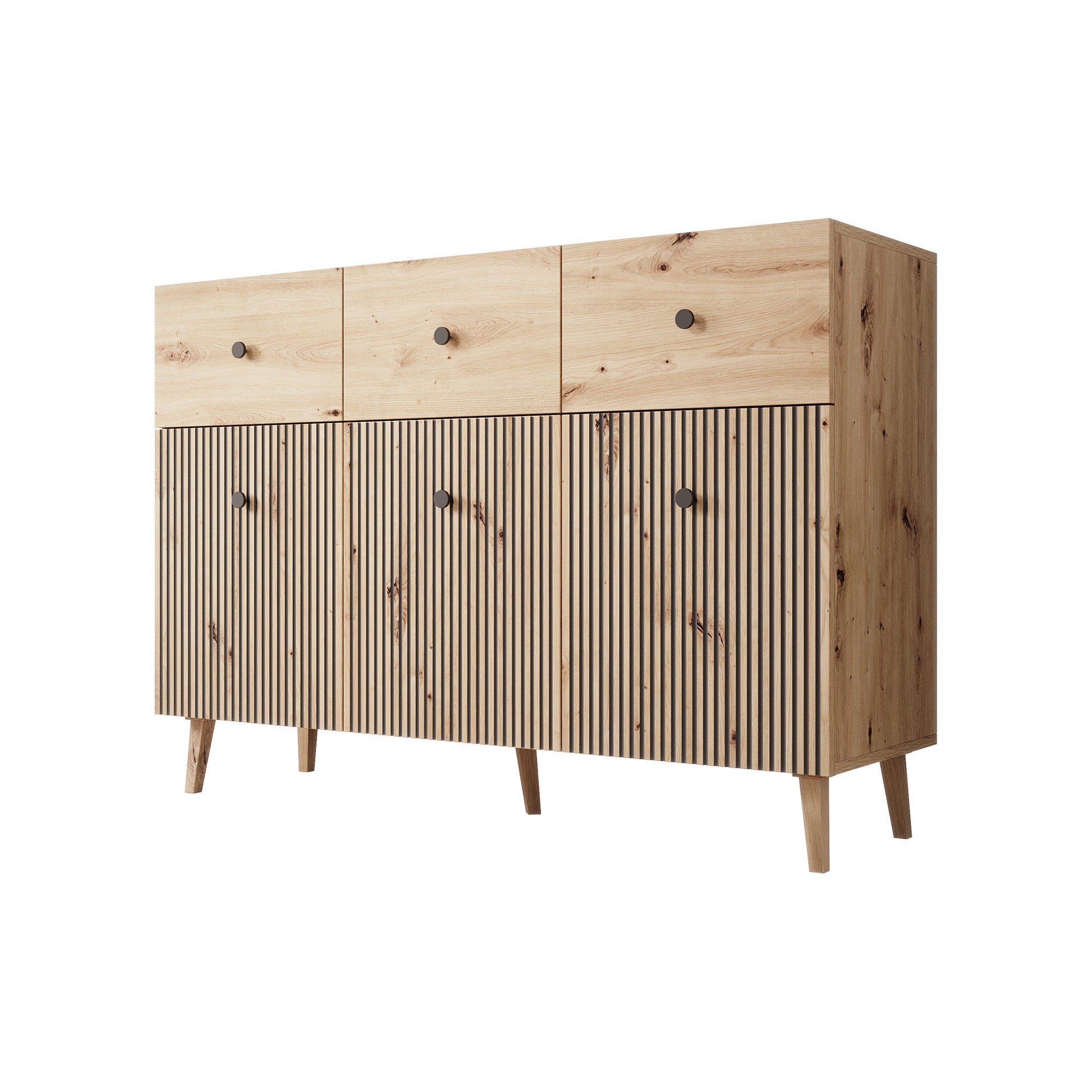 Bali - Dressoir - Eiken - 135x40x95 cm