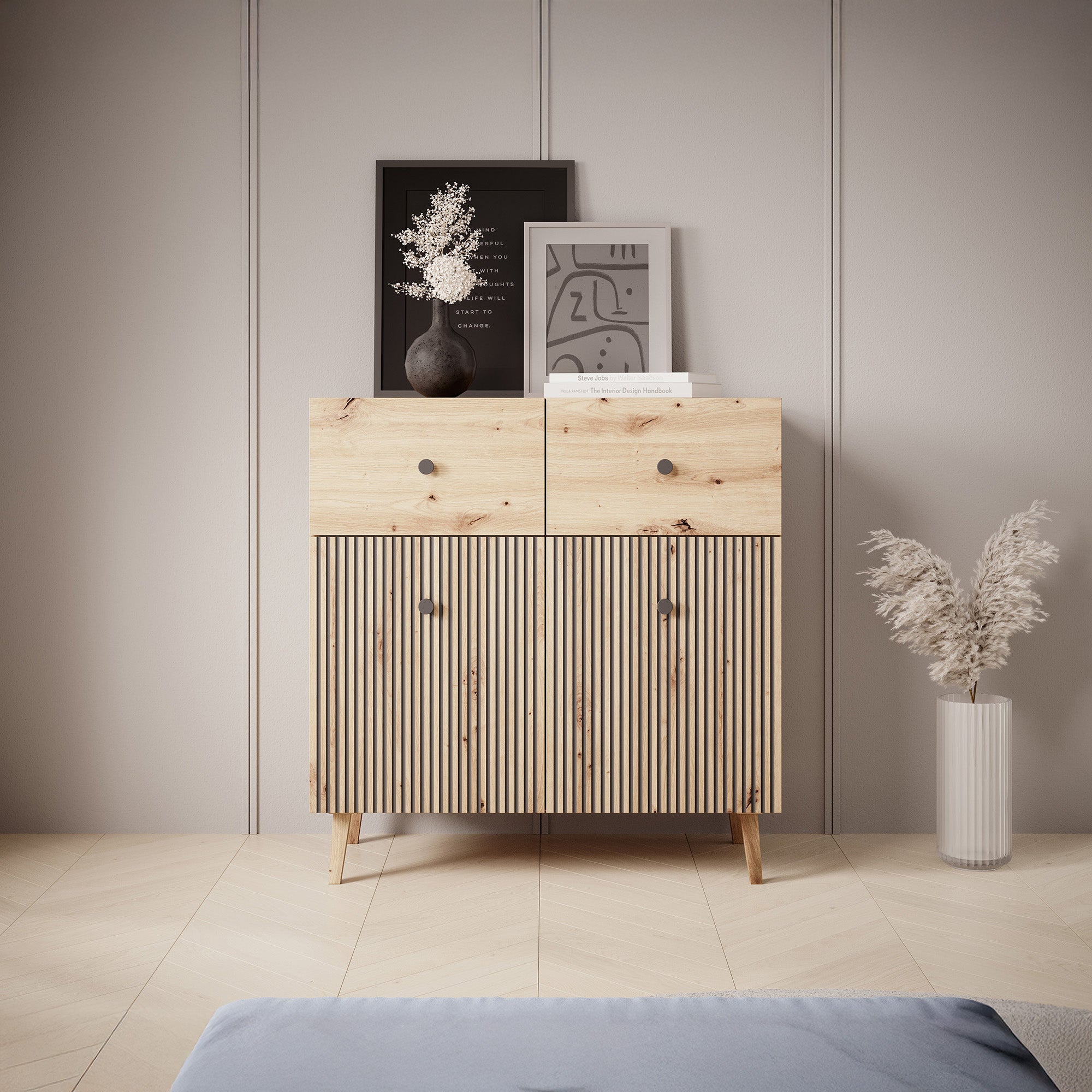 Bali - Dressoir - Eiken - 91x40x95 cm