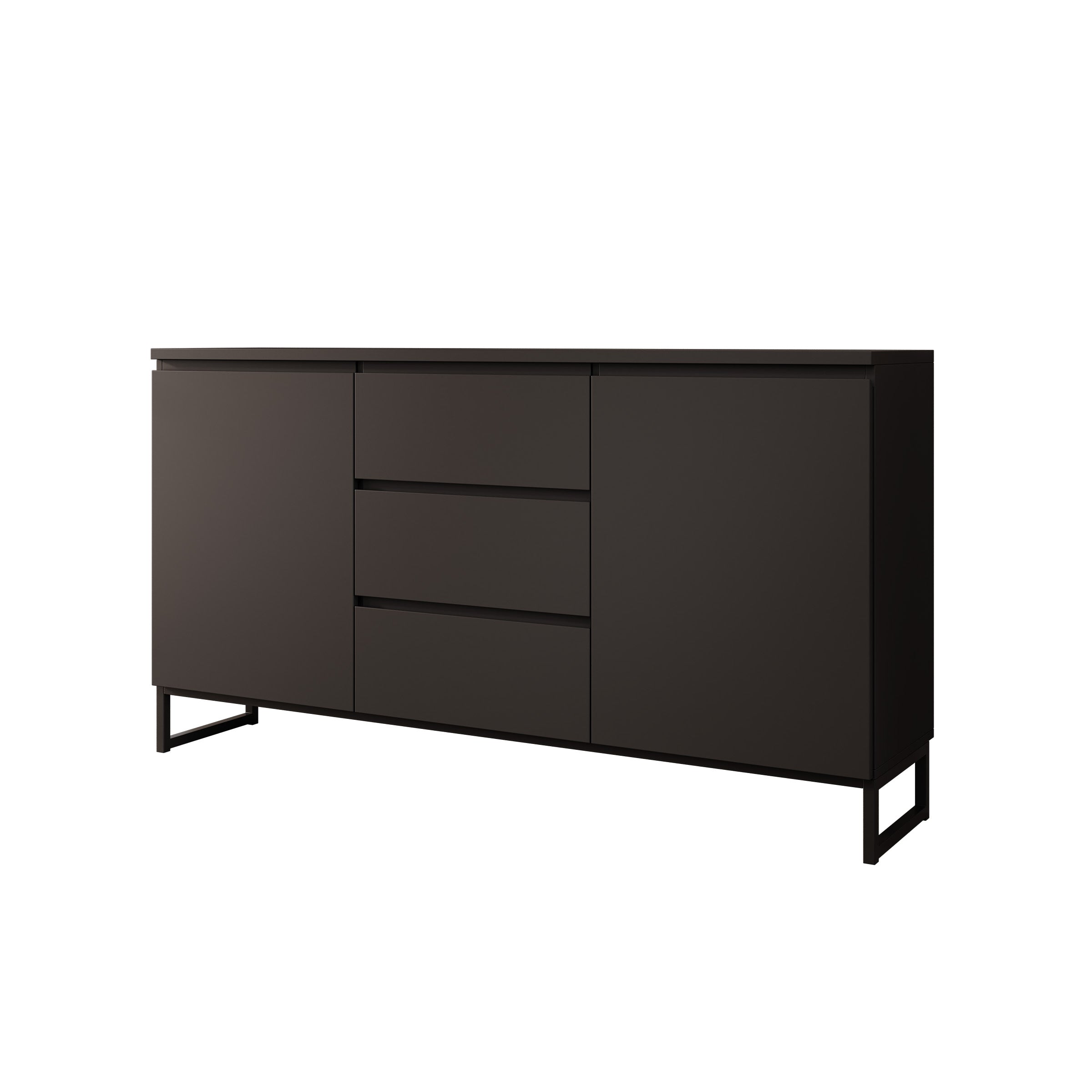 Bandariba - Dressoir - Zwart - 150x35x68 cm