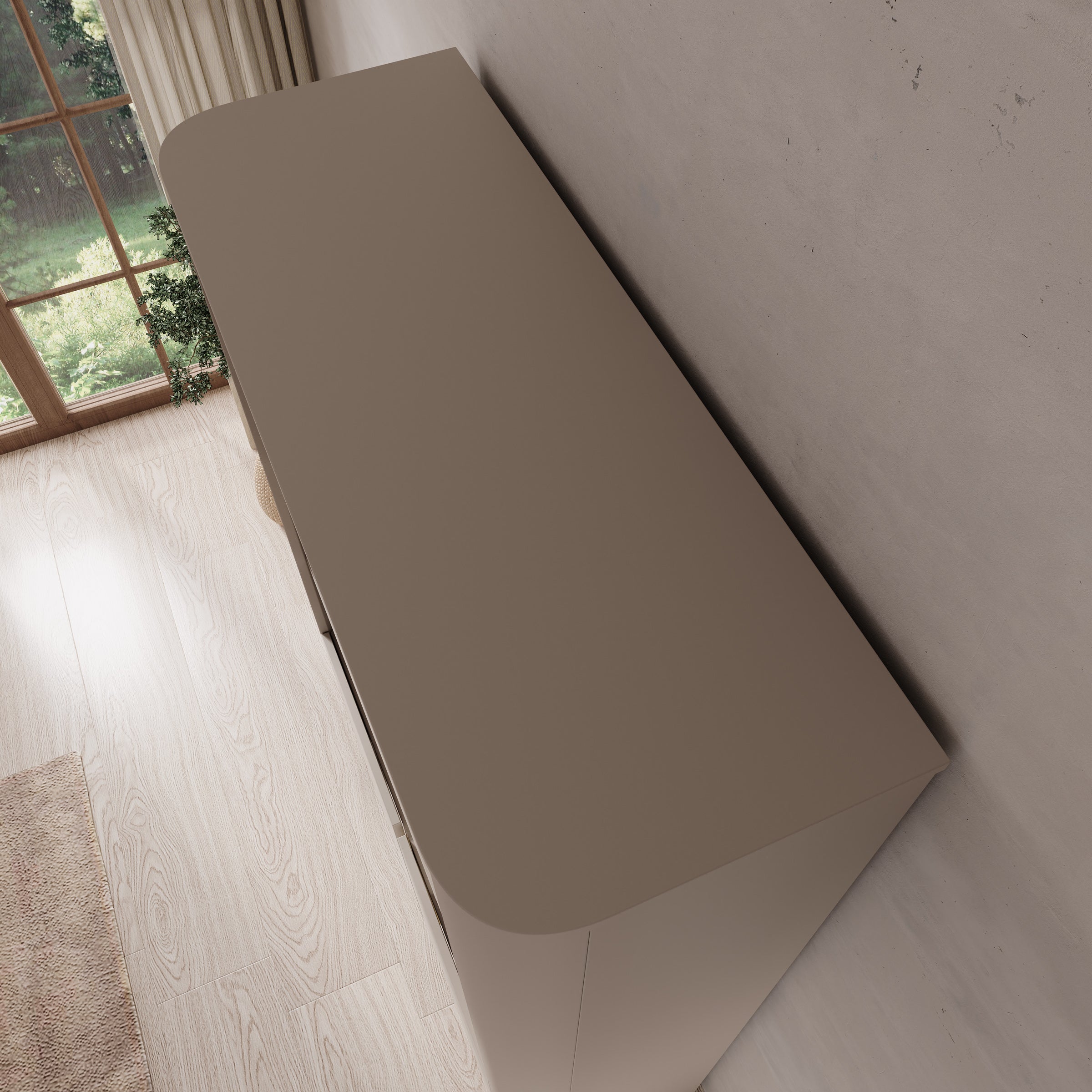 Barbados - Boekenkast - Beige - 103x39x170 cm