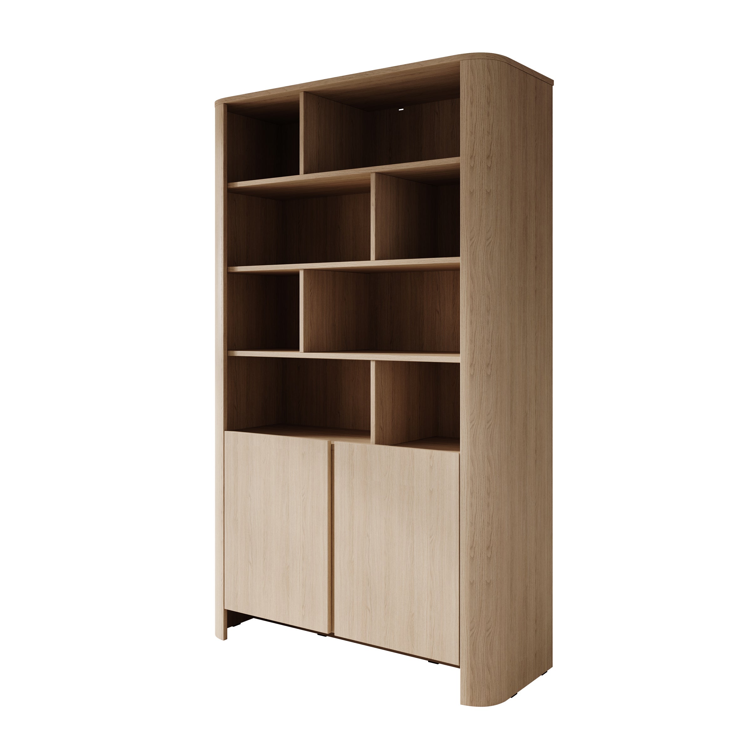 Barbados - Boekenkast - Eiken - 103x39x170 cm