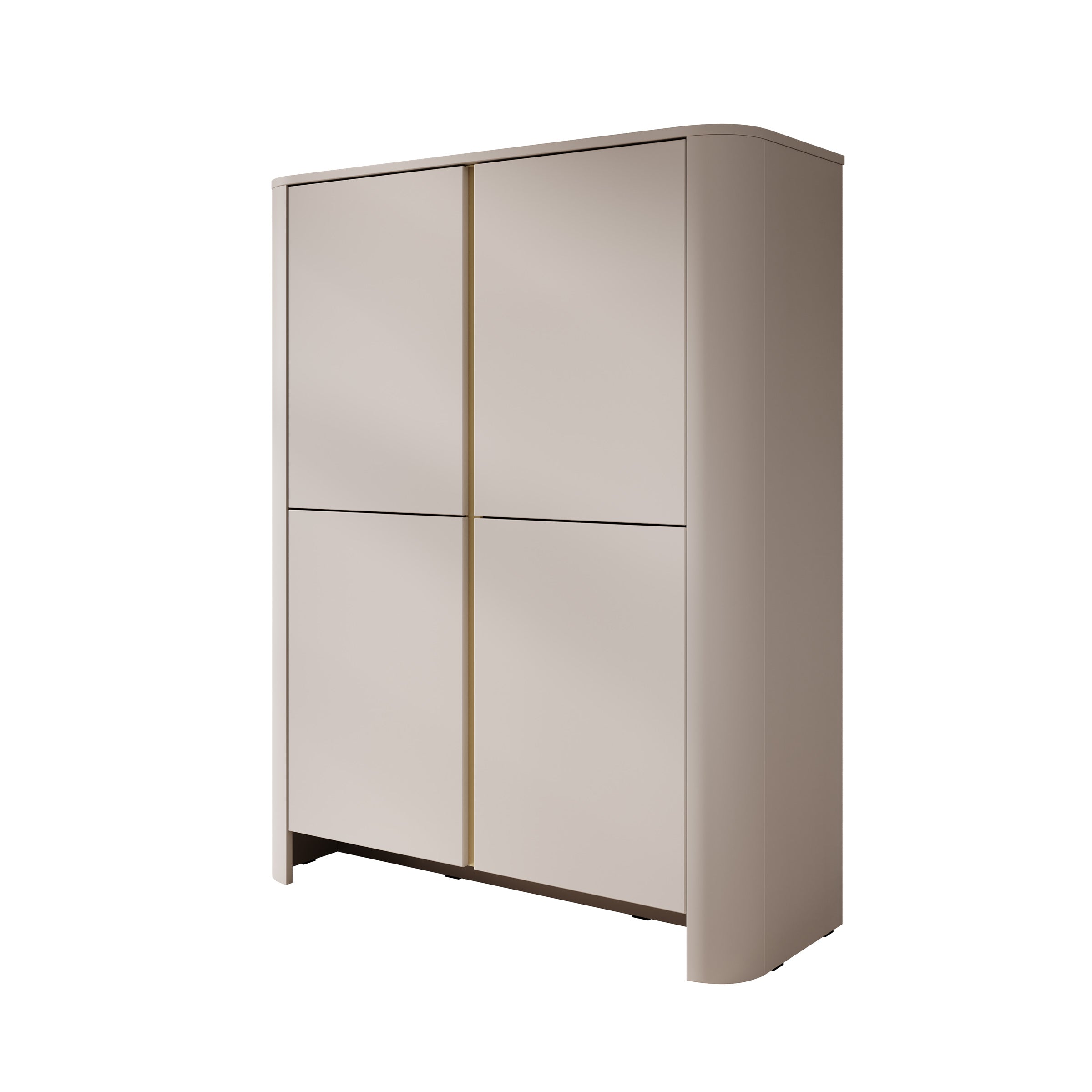Barbados - Dressoir - Beige - 103x39x132 cm