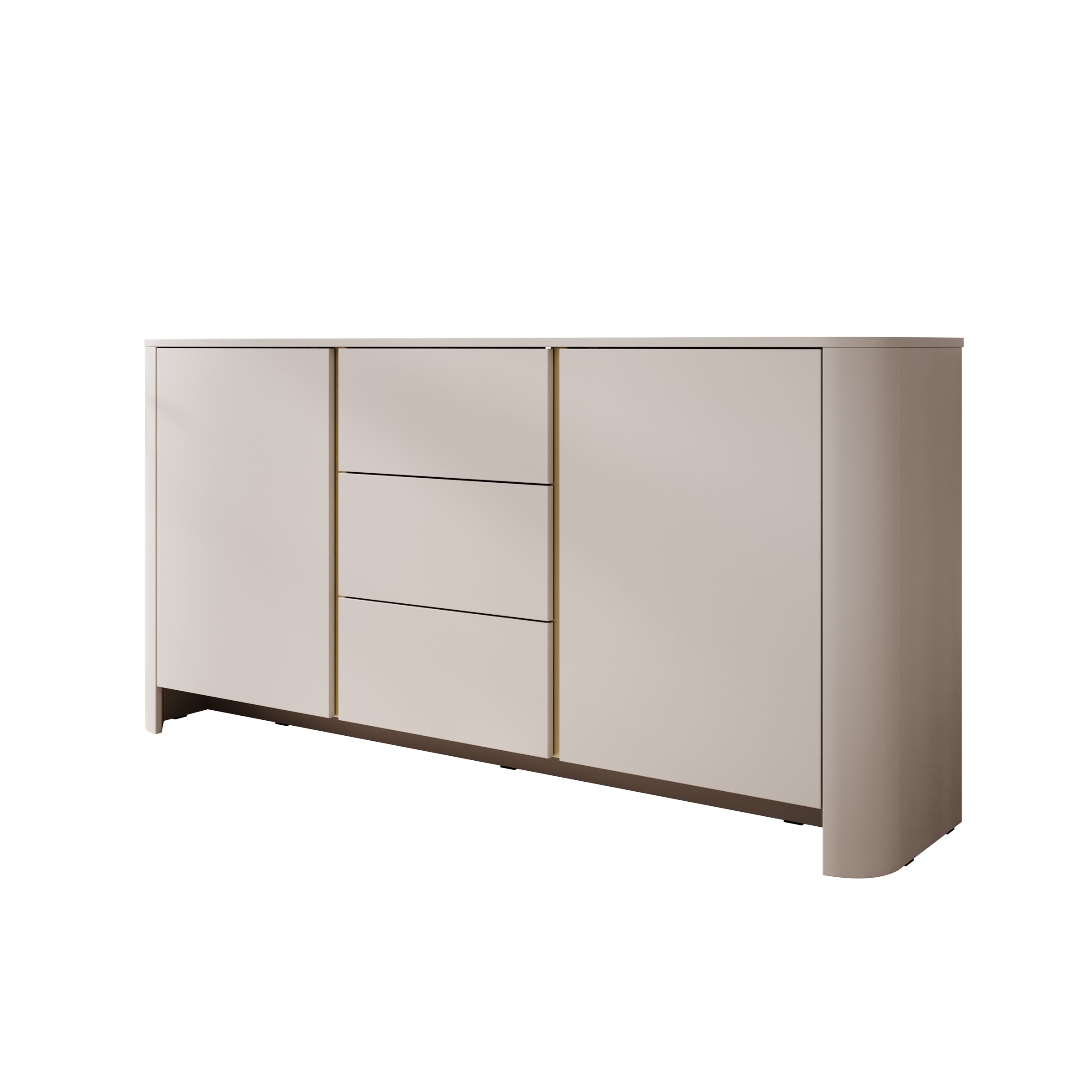 Barbados - Dressoir - Beige - 168x39x84 cm