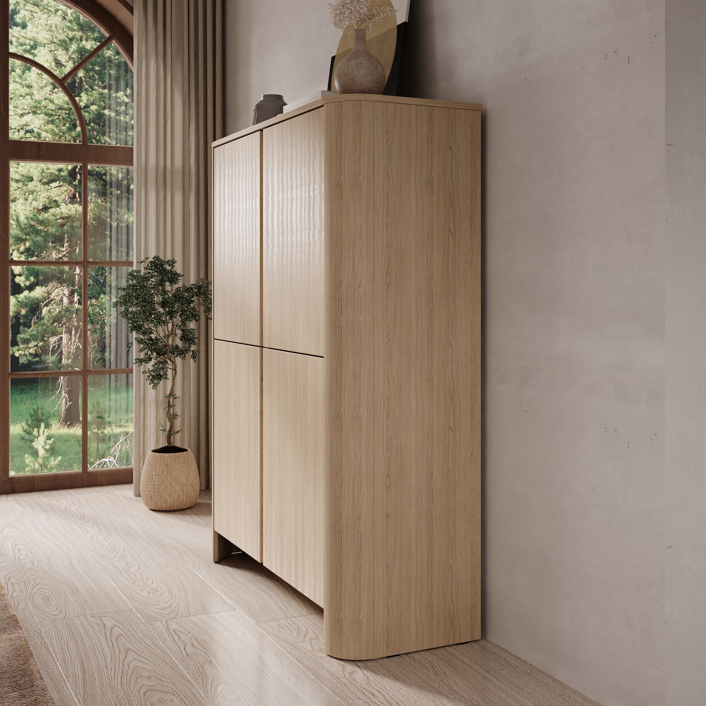 Barbados - Dressoir - Eiken - 103x39x132 cm