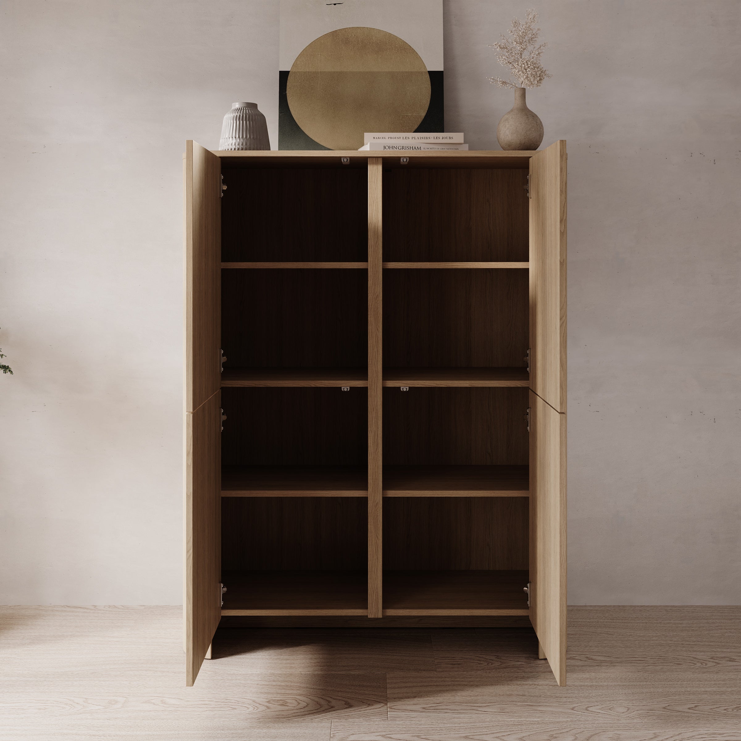 Barbados - Dressoir - Eiken - 103x39x132 cm