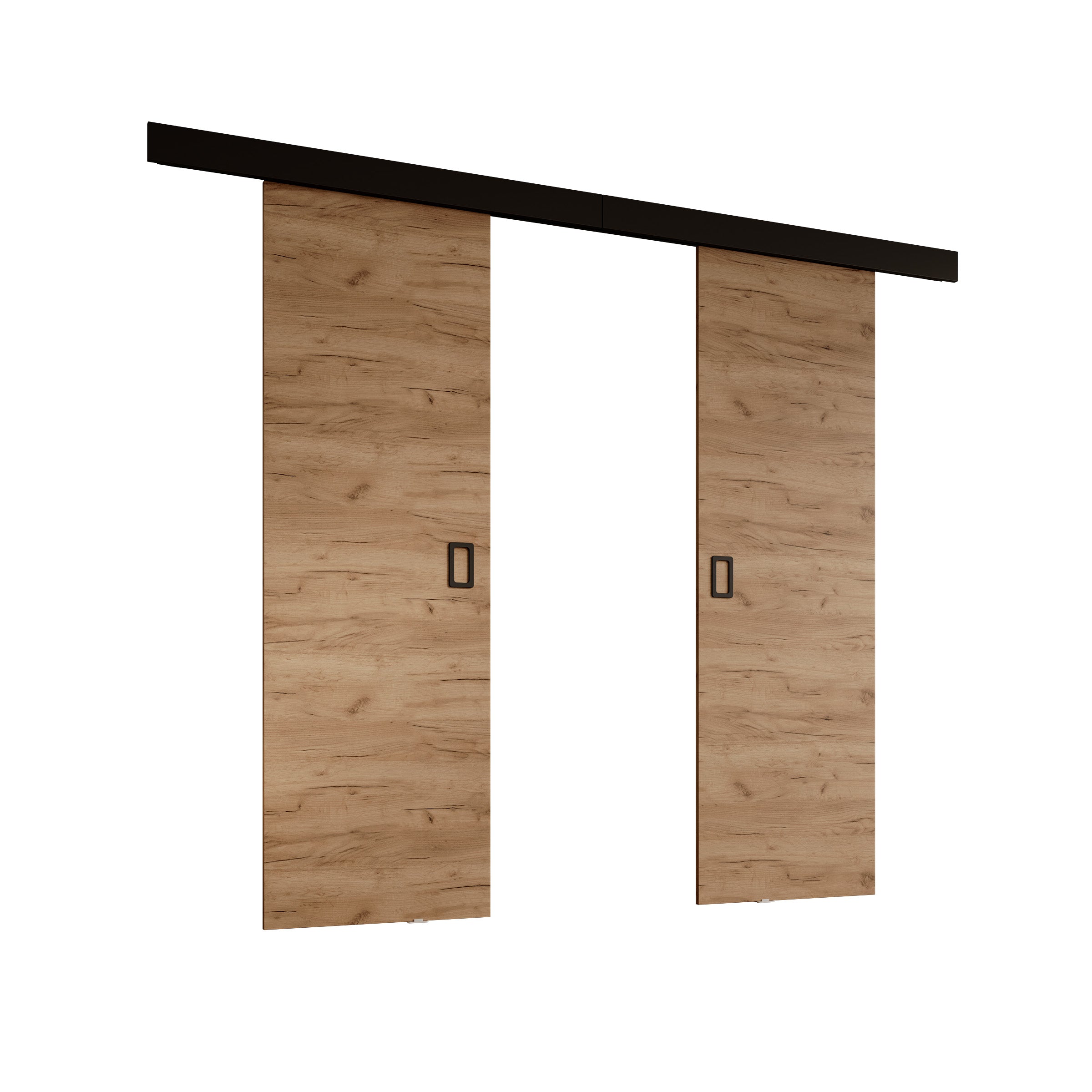 Basora - Schuifdeur dubbel - Eikenpatroon - 66x205 cm