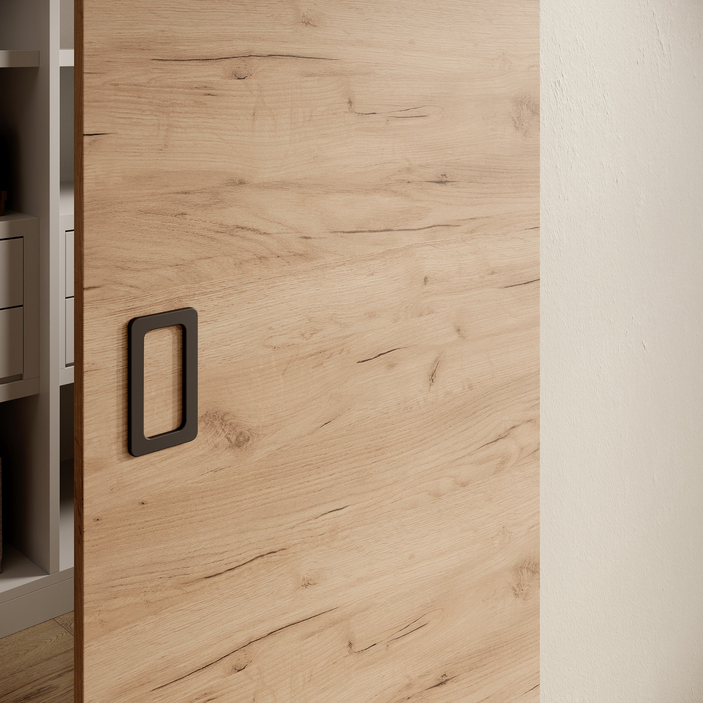 Basora - Schuifdeur dubbel - Eikenpatroon - 66x205 cm