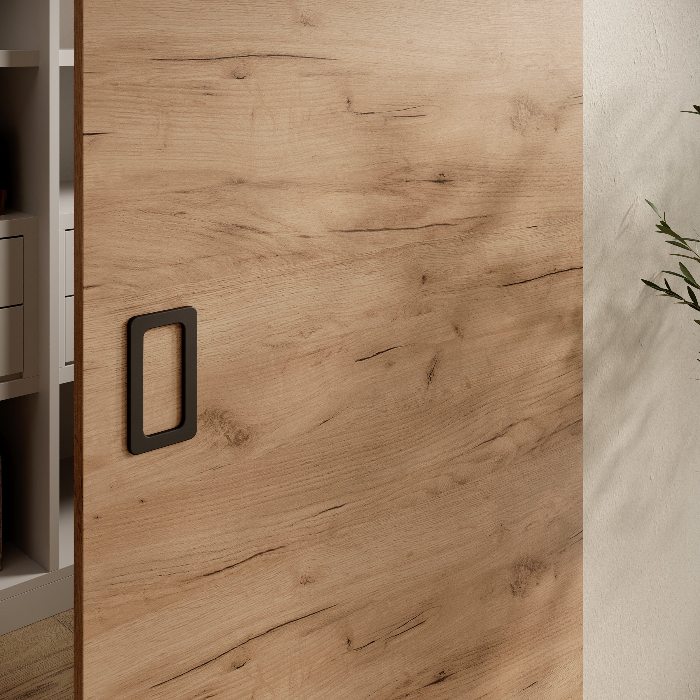Basora - Schuifdeur dubbel - Eikenpatroon - 76x205 cm