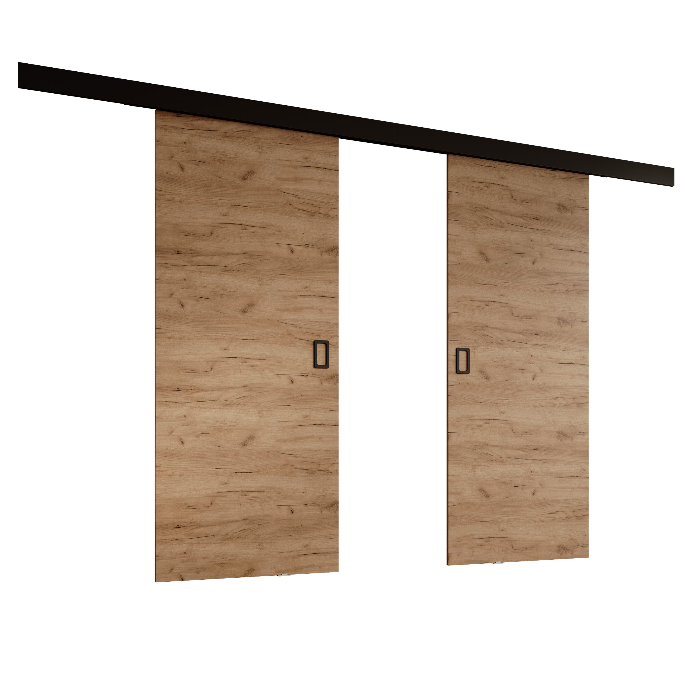 Basora - Schuifdeur dubbel - Eikenpatroon - 86x205 cm