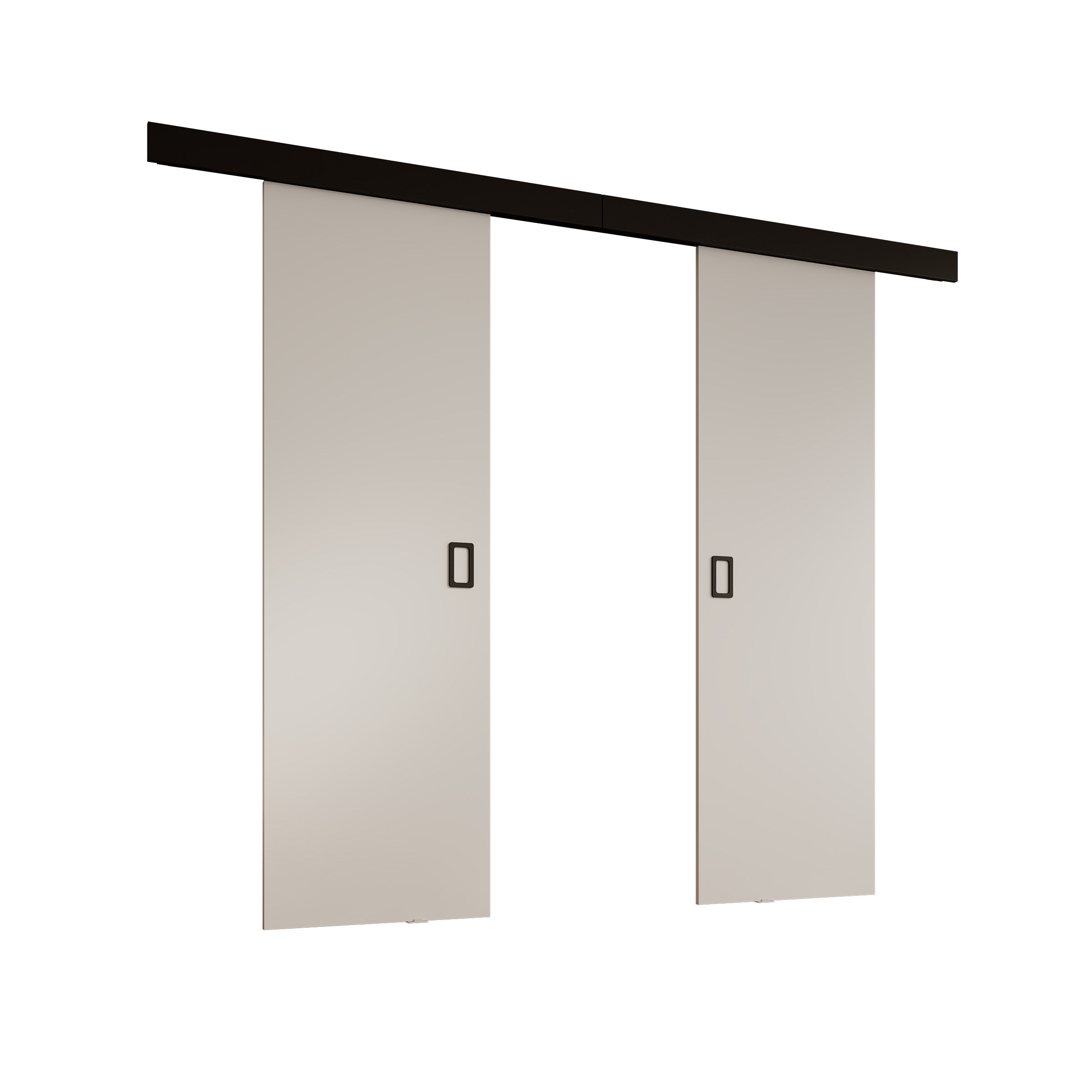Basora - Schuifdeur dubbel - Wit - 66x205 cm