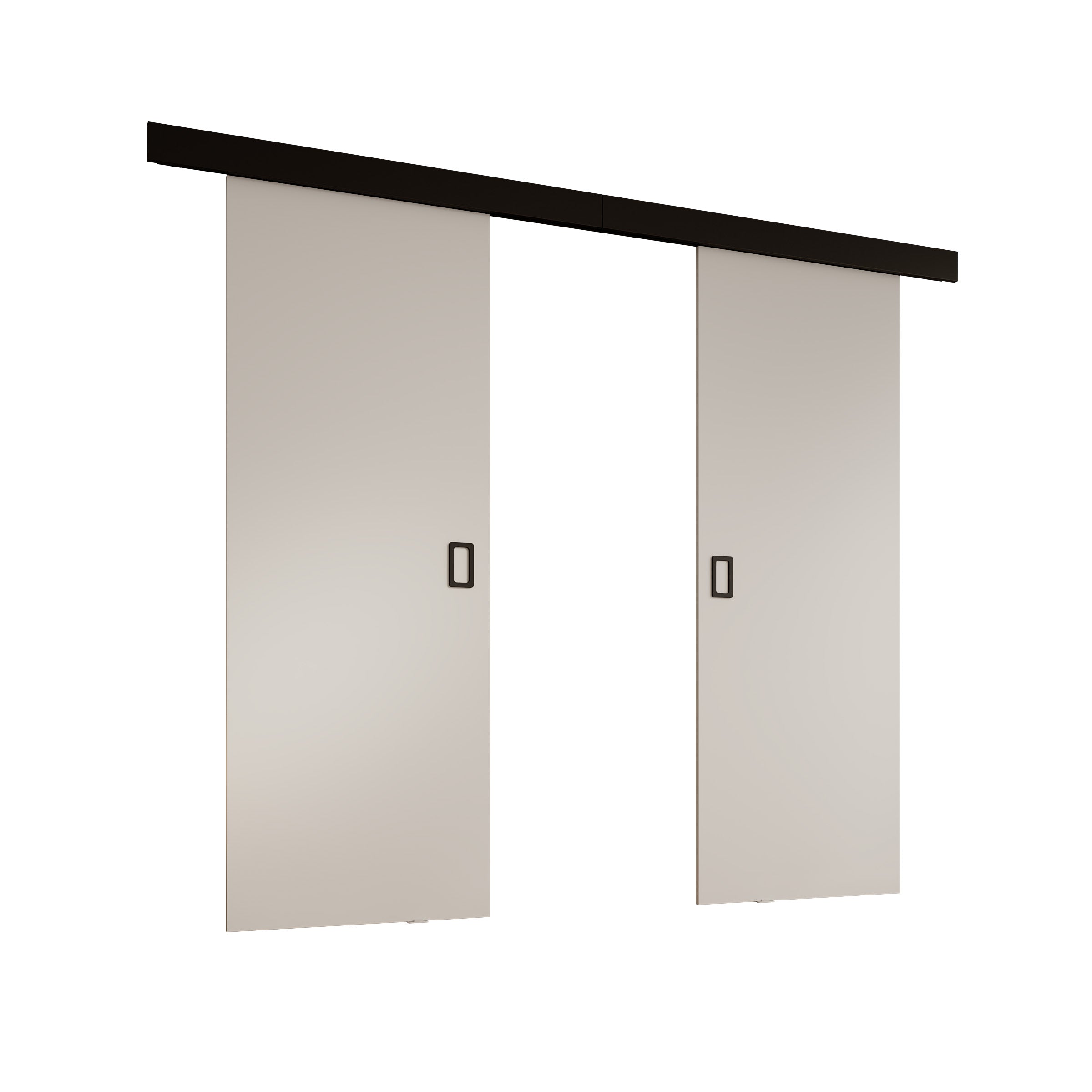 Basora - Schuifdeur dubbel - Wit - 76x205 cm