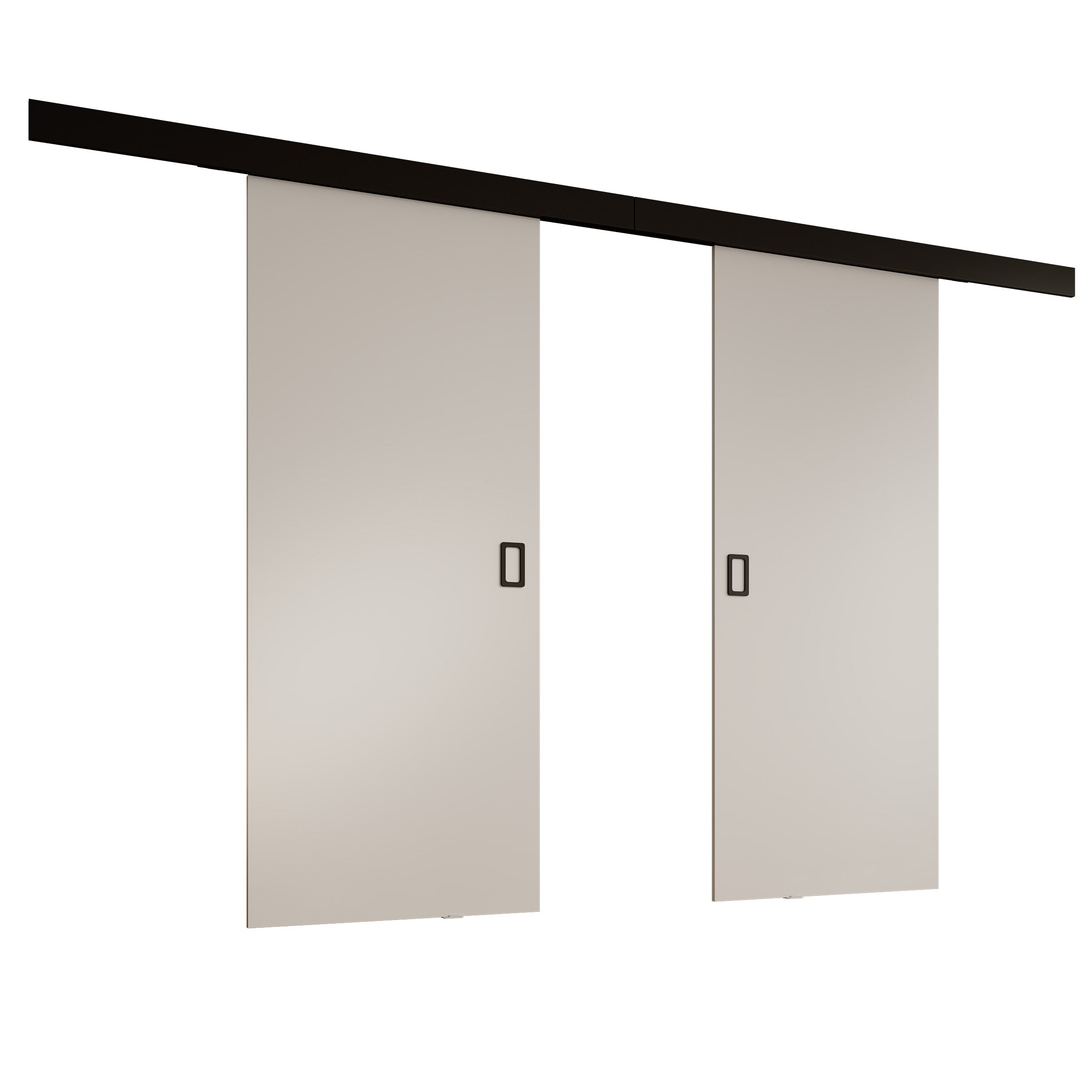 Basora - Schuifdeur dubbel - Wit - 86x205 cm