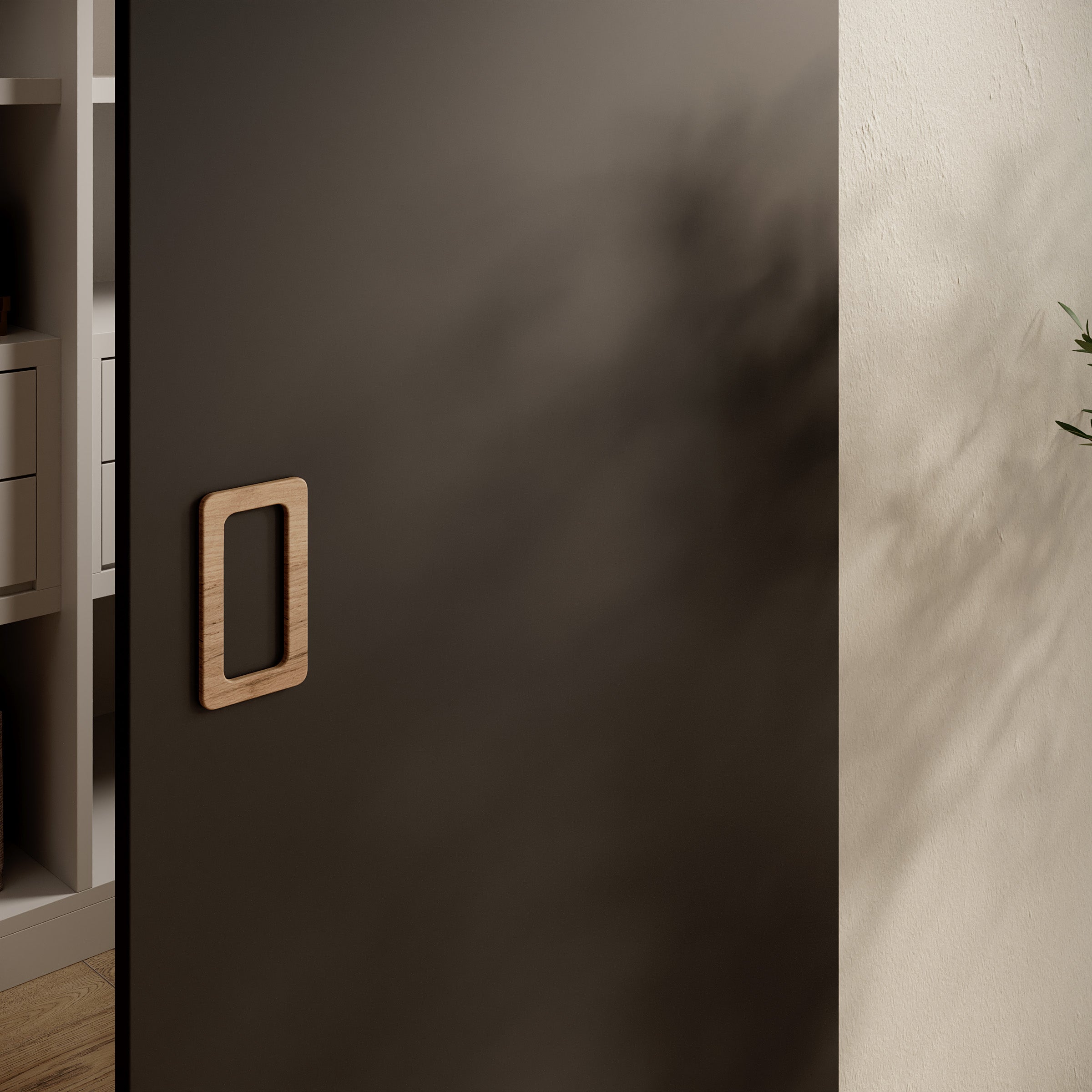 Basora - Schuifdeur dubbel - Zwart - 66x205 cm