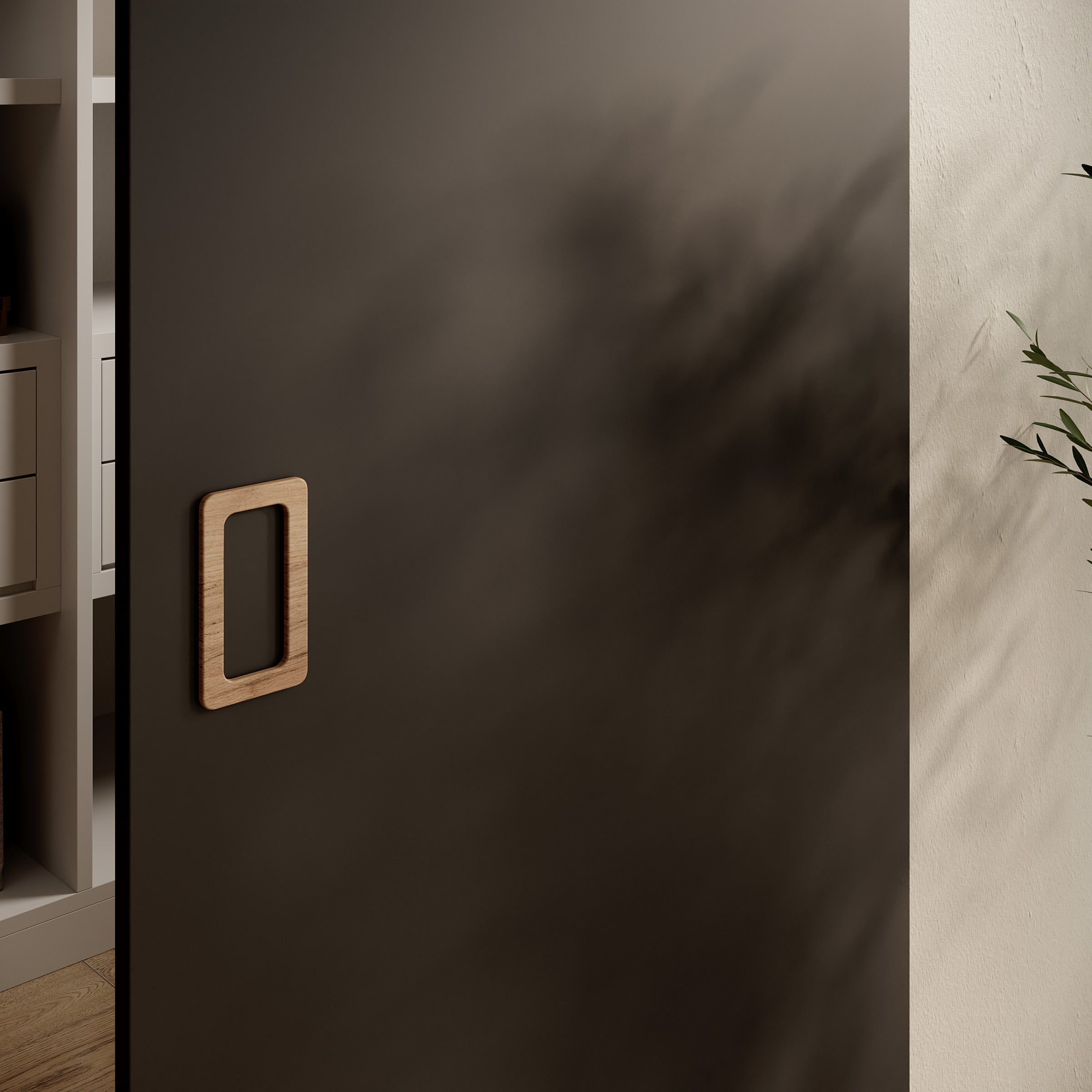 Basora - Schuifdeur dubbel - Zwart - 76x205 cm