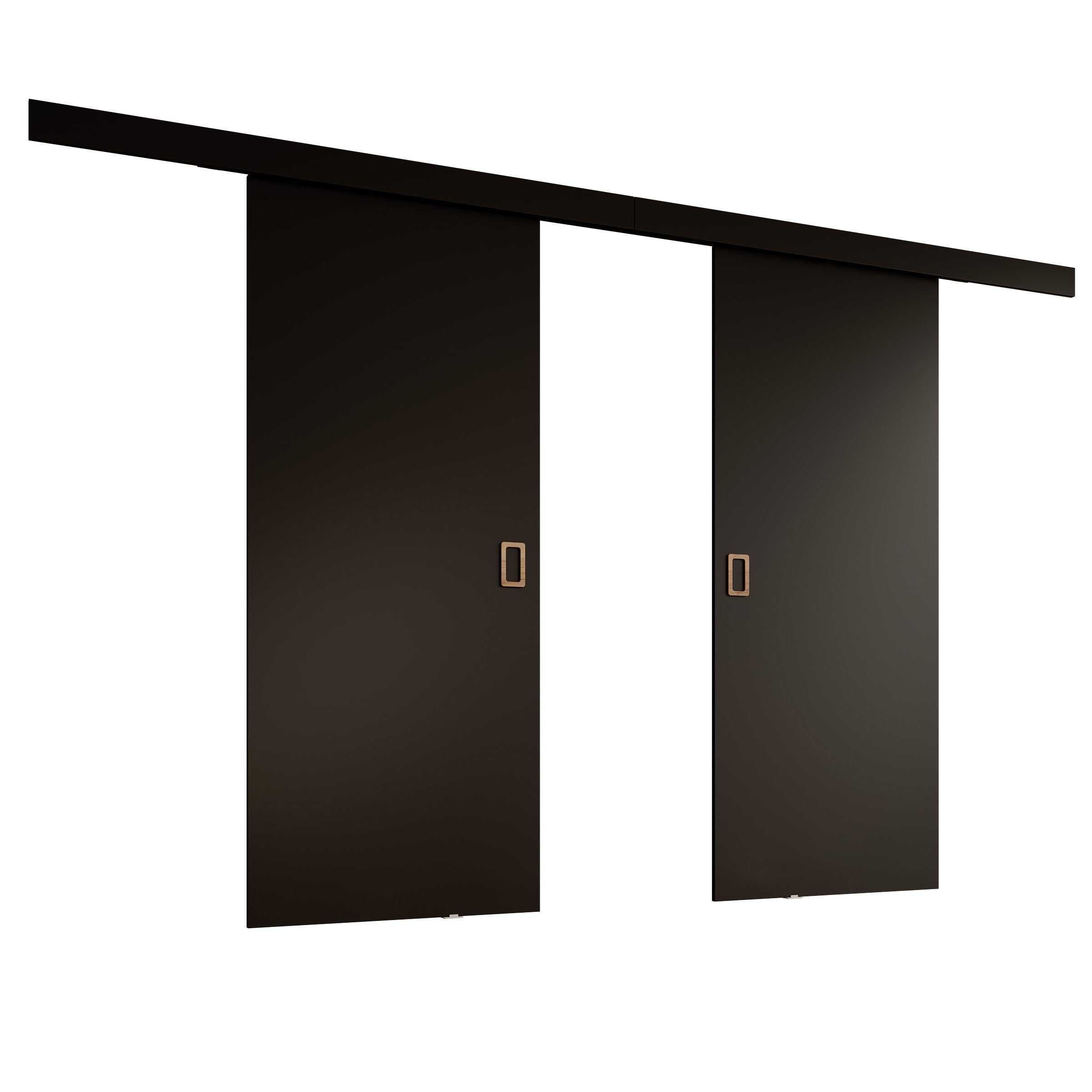 Basora - Schuifdeur dubbel - Zwart - 86x205 cm