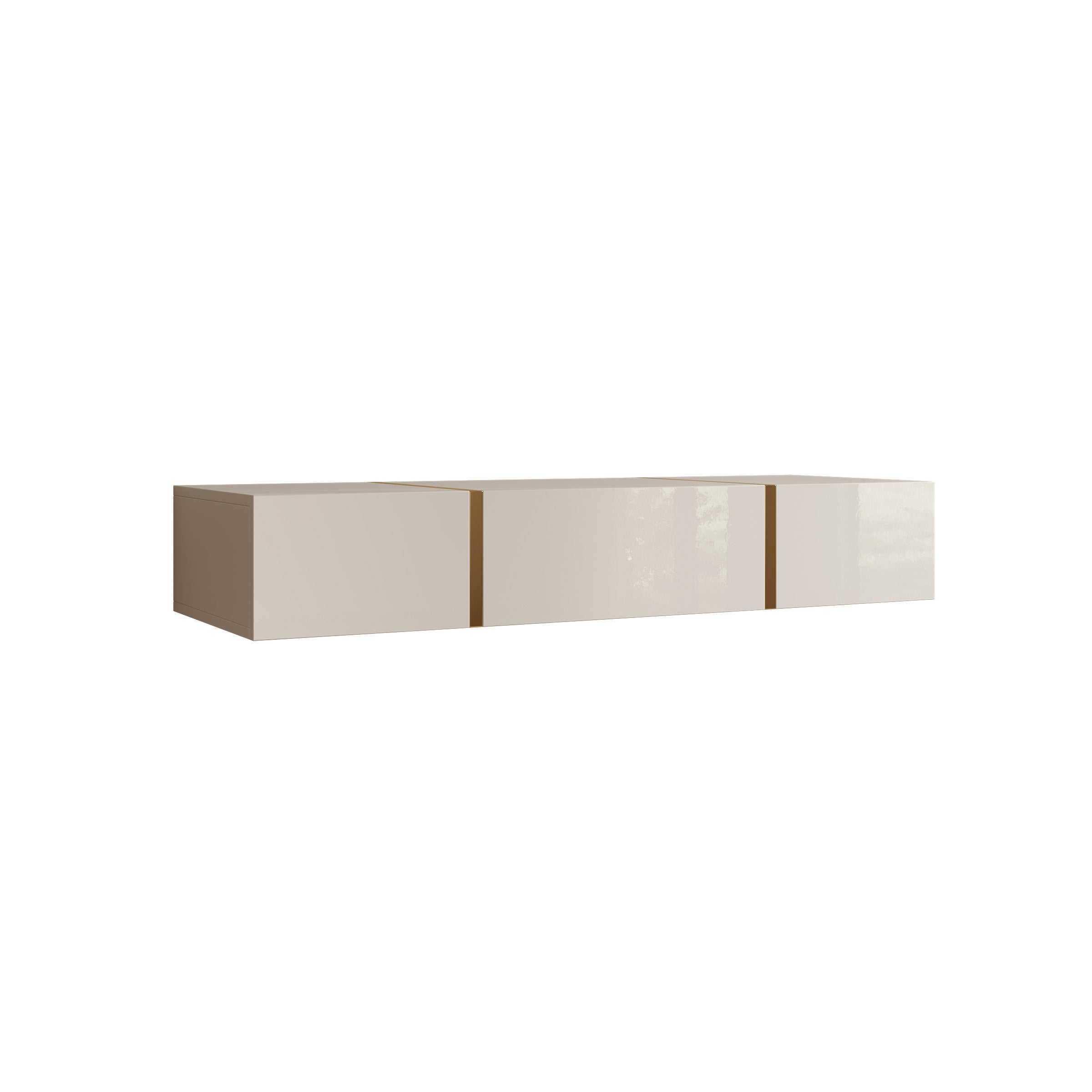 Belnem - Kaptafel - Wit hoogglans - 120x41x20 cm