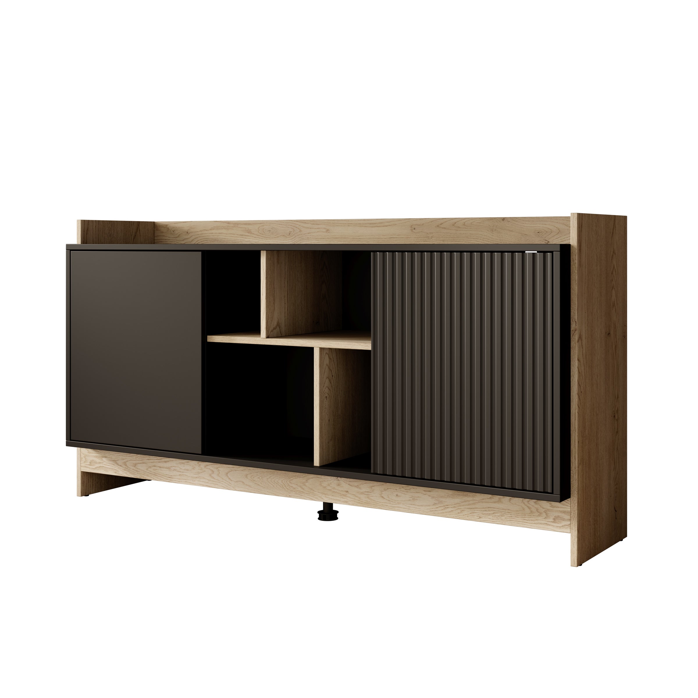 Benz - Dressoir - Zwart - 150x38x78 cm